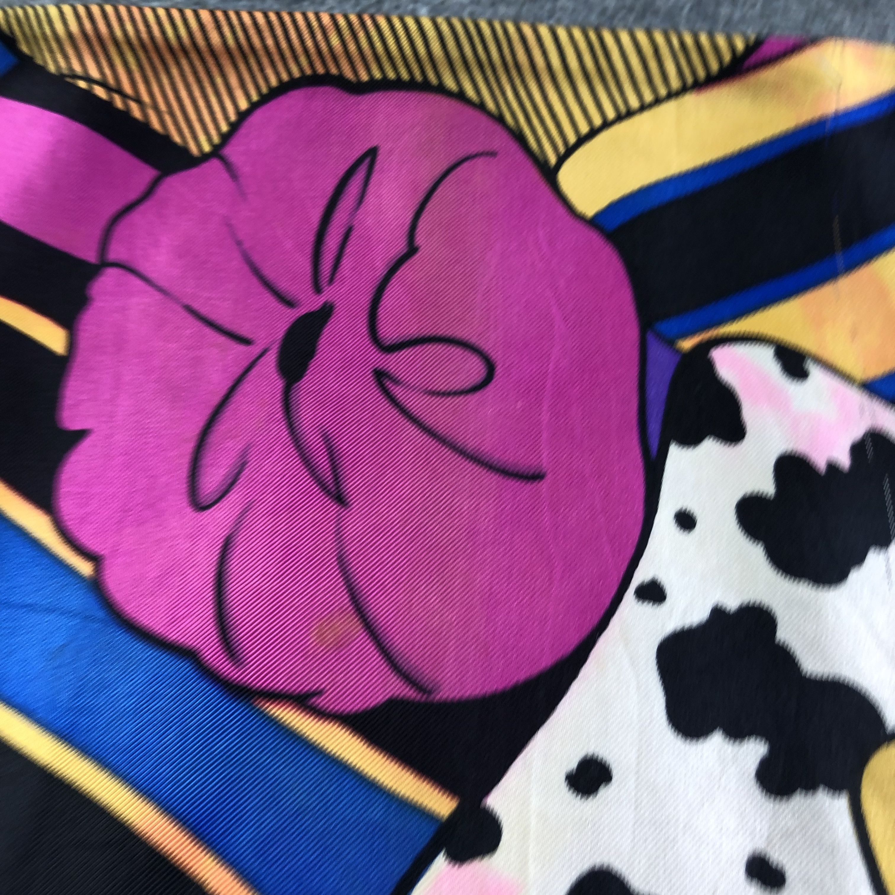Moschino Moschino Silk/Wool Scarf Muffler Neckwear V2543 Size ONE SIZE - 11 Thumbnail