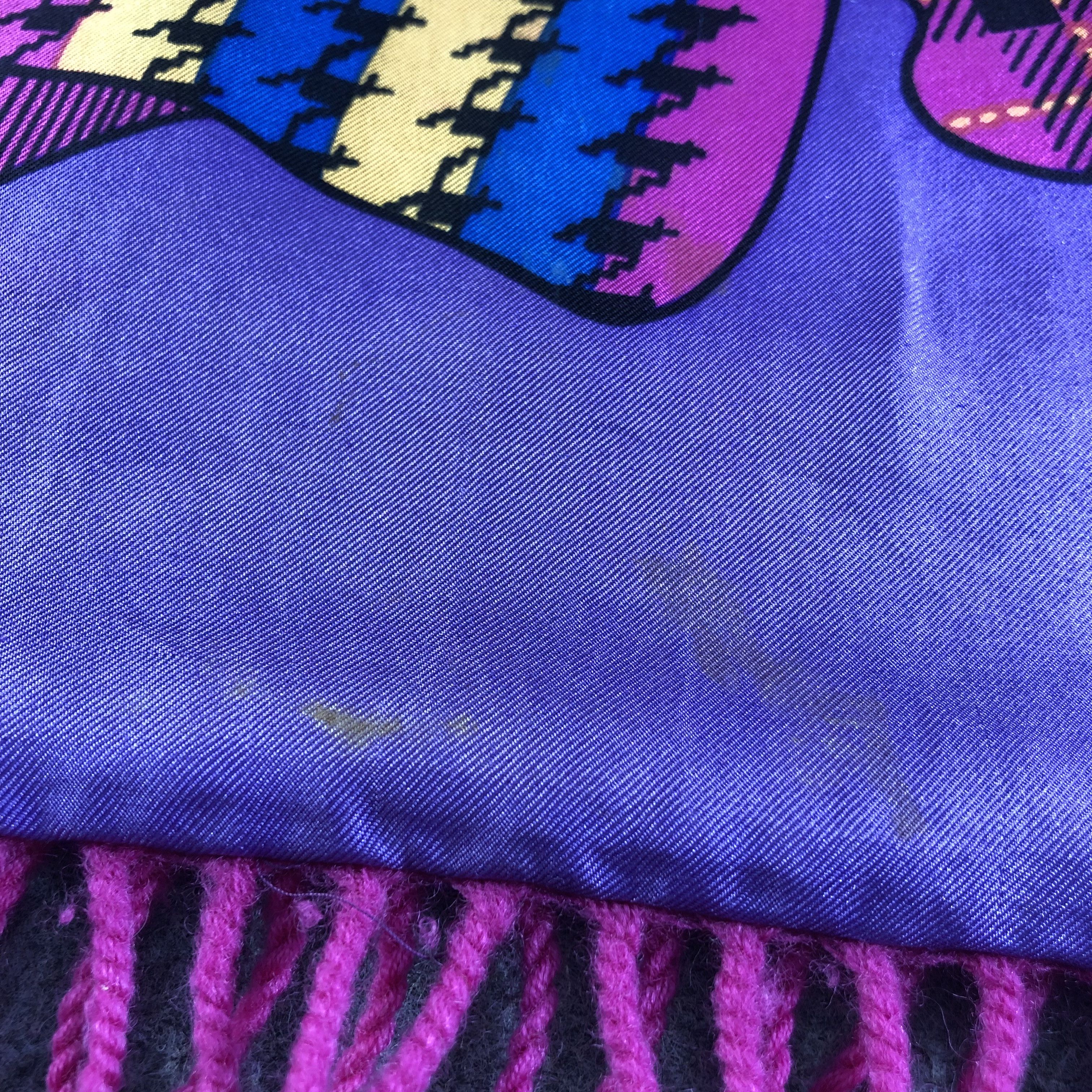 Moschino Moschino Silk/Wool Scarf Muffler Neckwear V2543 Size ONE SIZE - 5 Thumbnail