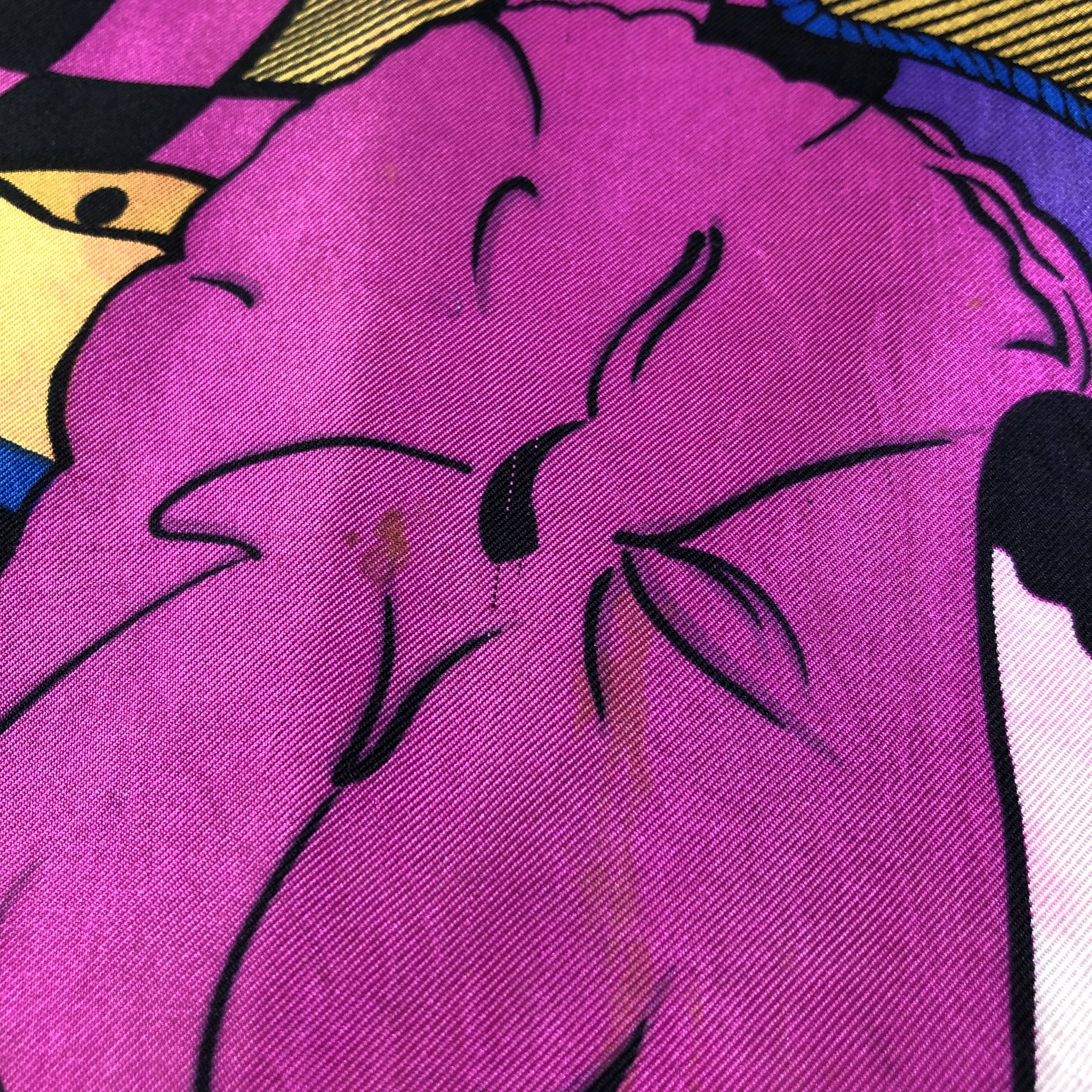 Moschino Moschino Silk/Wool Scarf Muffler Neckwear V2543 Size ONE SIZE - 8 Thumbnail