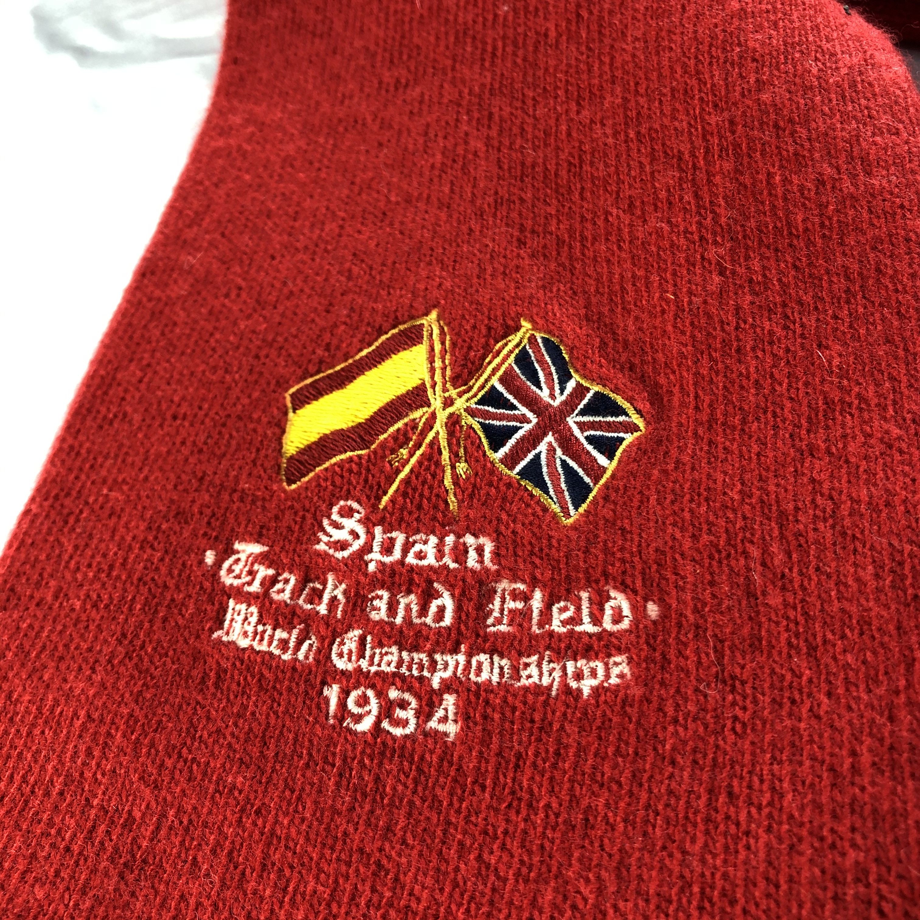 Polo Ralph Lauren Polo Ralph Lauren X SPAIN Wool Scarf Muffler Neckwear V2569 Size ONE SIZE - 5 Thumbnail