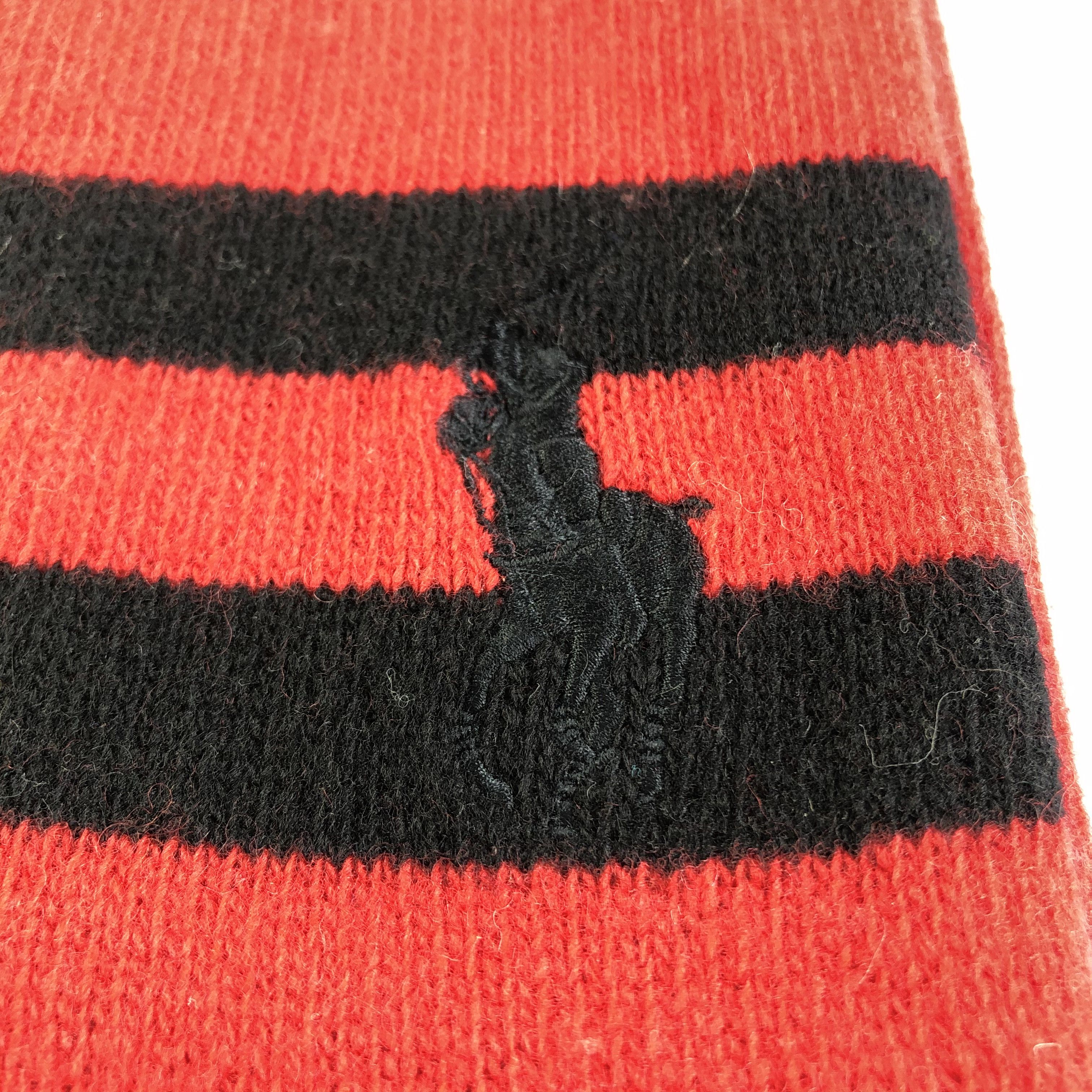 Polo Ralph Lauren Polo Ralph Lauren X SPAIN Wool Scarf Muffler Neckwear V2569 Size ONE SIZE - 4 Thumbnail