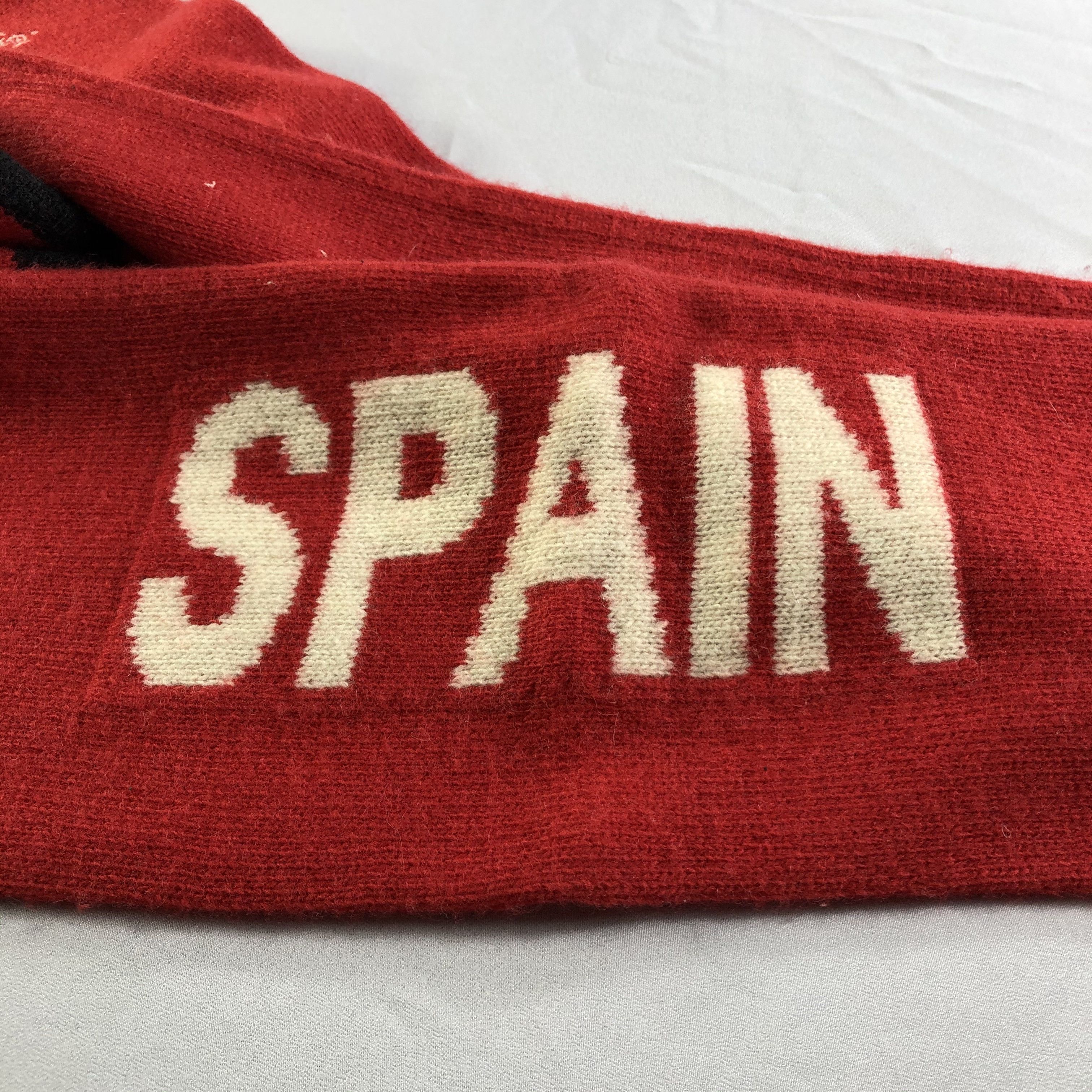 Polo Ralph Lauren Polo Ralph Lauren X SPAIN Wool Scarf Muffler Neckwear V2569 Size ONE SIZE - 6 Thumbnail