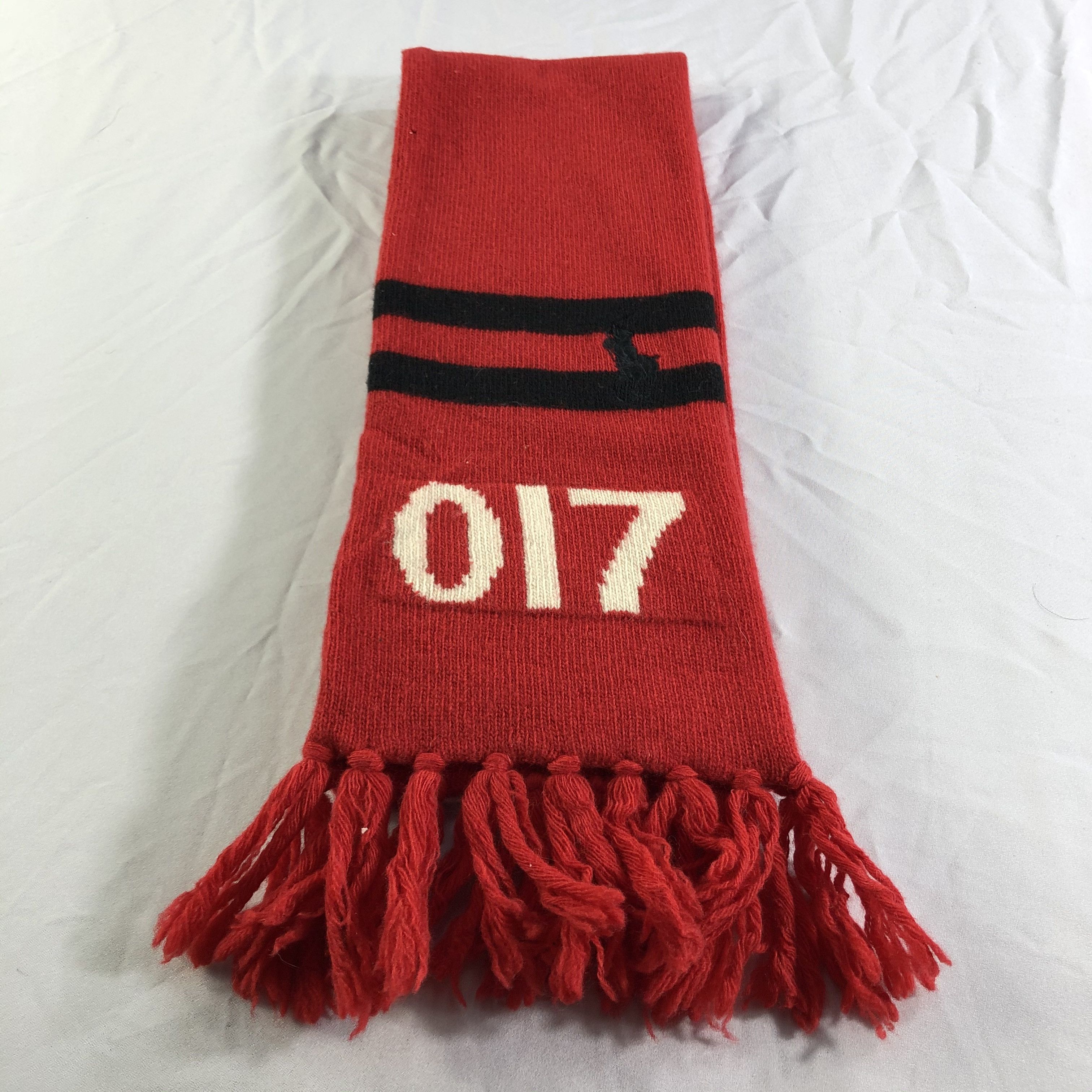 Polo Ralph Lauren Polo Ralph Lauren X SPAIN Wool Scarf Muffler Neckwear V2569 Size ONE SIZE - 2 Thumbnail