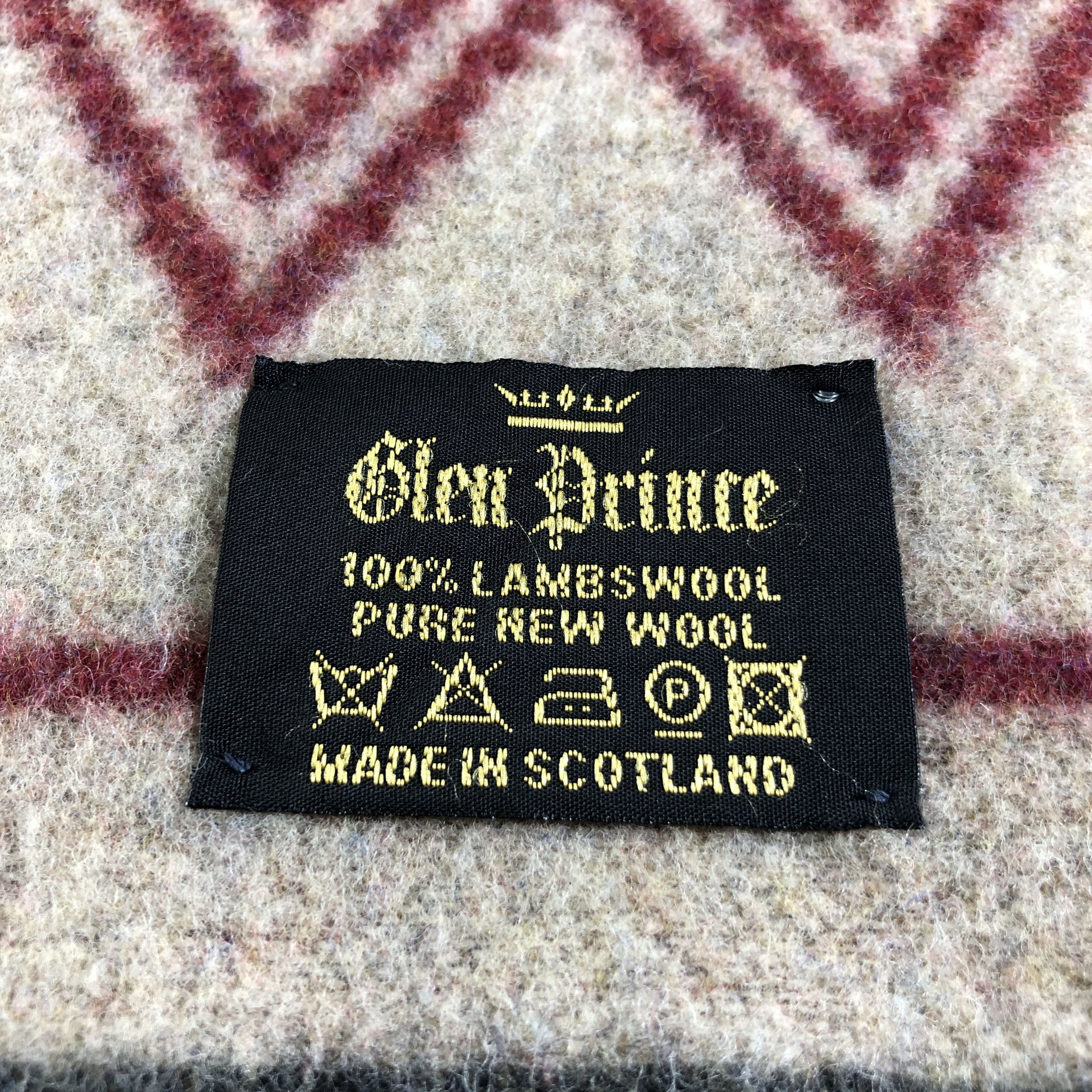 Vintage Glen Prince Navajo Wool Scarf Muffler Neckwear V2587 Size ONE SIZE - 4 Thumbnail