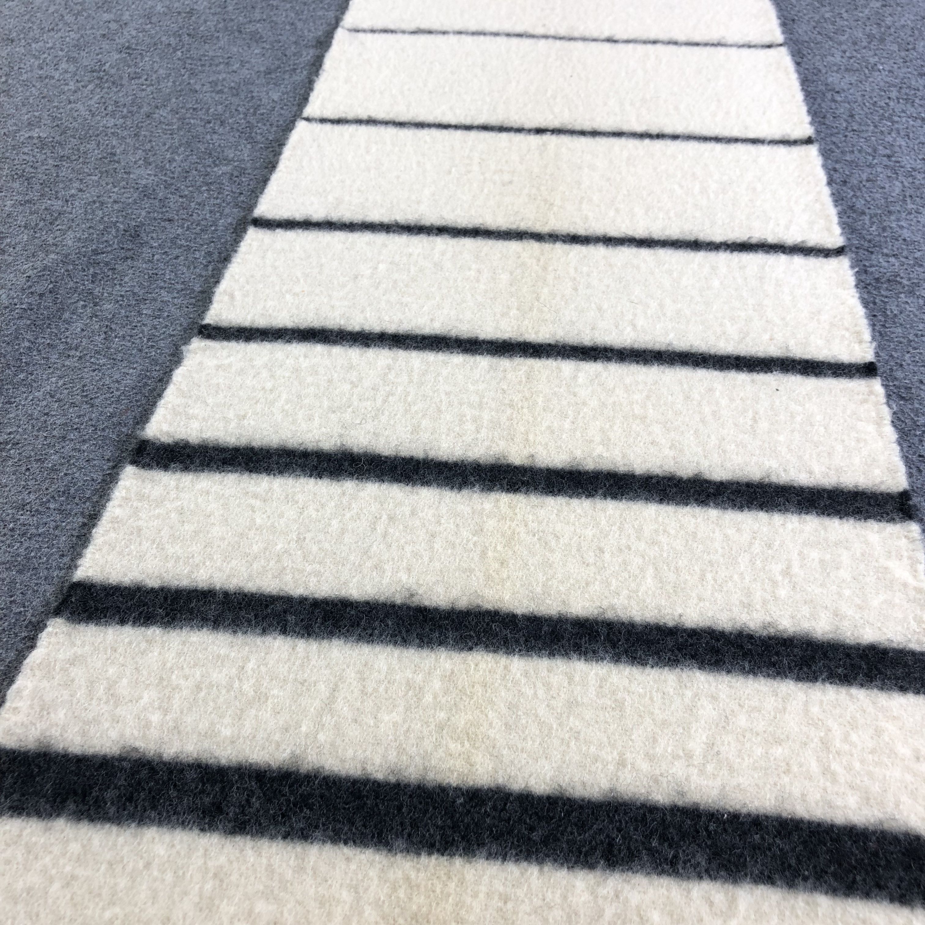 Johnstons Of Elgin Johnstons Of Elgin Striped Wool Scarf Muffler Neckwear V2598 Size ONE SIZE - 8 Thumbnail