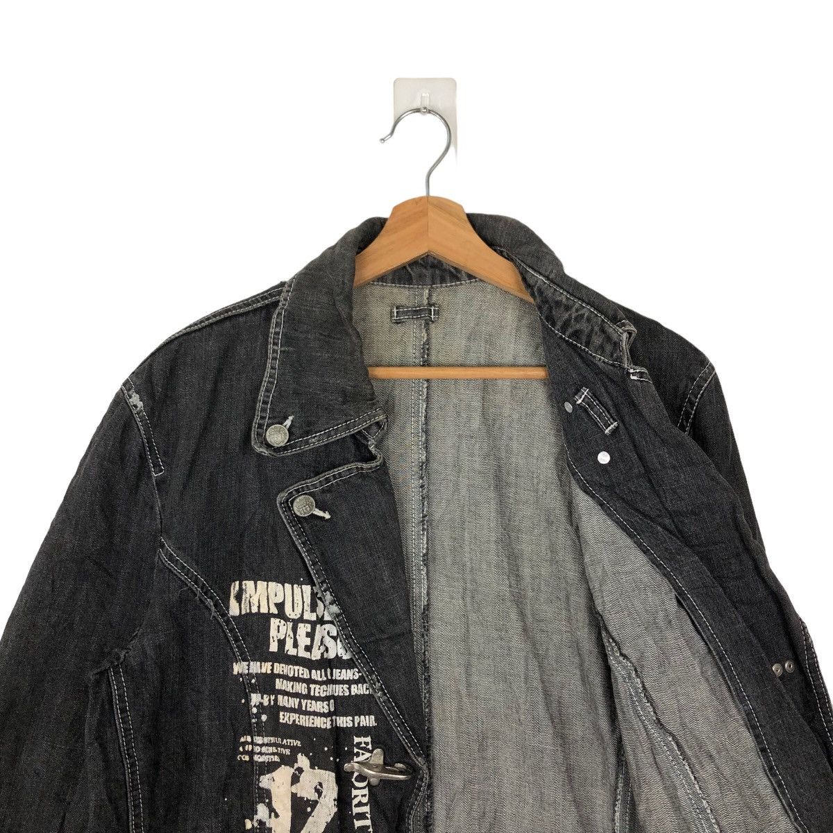 Japanese Brand 🔥RARE PUNK DESIGN BIG LOGO WORK CHORE JACKET JAPAN Size US M / EU 48-50 / 2 - 9 Thumbnail