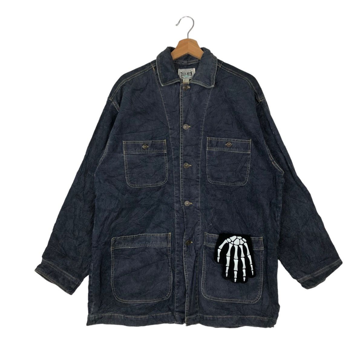 Issey Miyake 🔥90’s RARE CORDUROY CHORE JACKET SPORTING GEAR THIS MAN Size US M / EU 48-50 / 2 - 1 Thumbnail