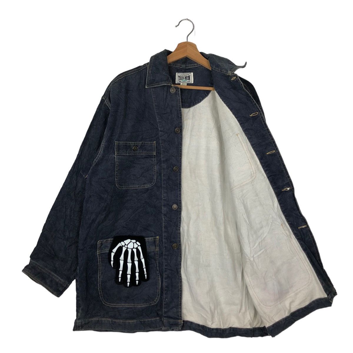 Issey Miyake 🔥90’s RARE CORDUROY CHORE JACKET SPORTING GEAR THIS MAN Size US M / EU 48-50 / 2 - 8 Thumbnail