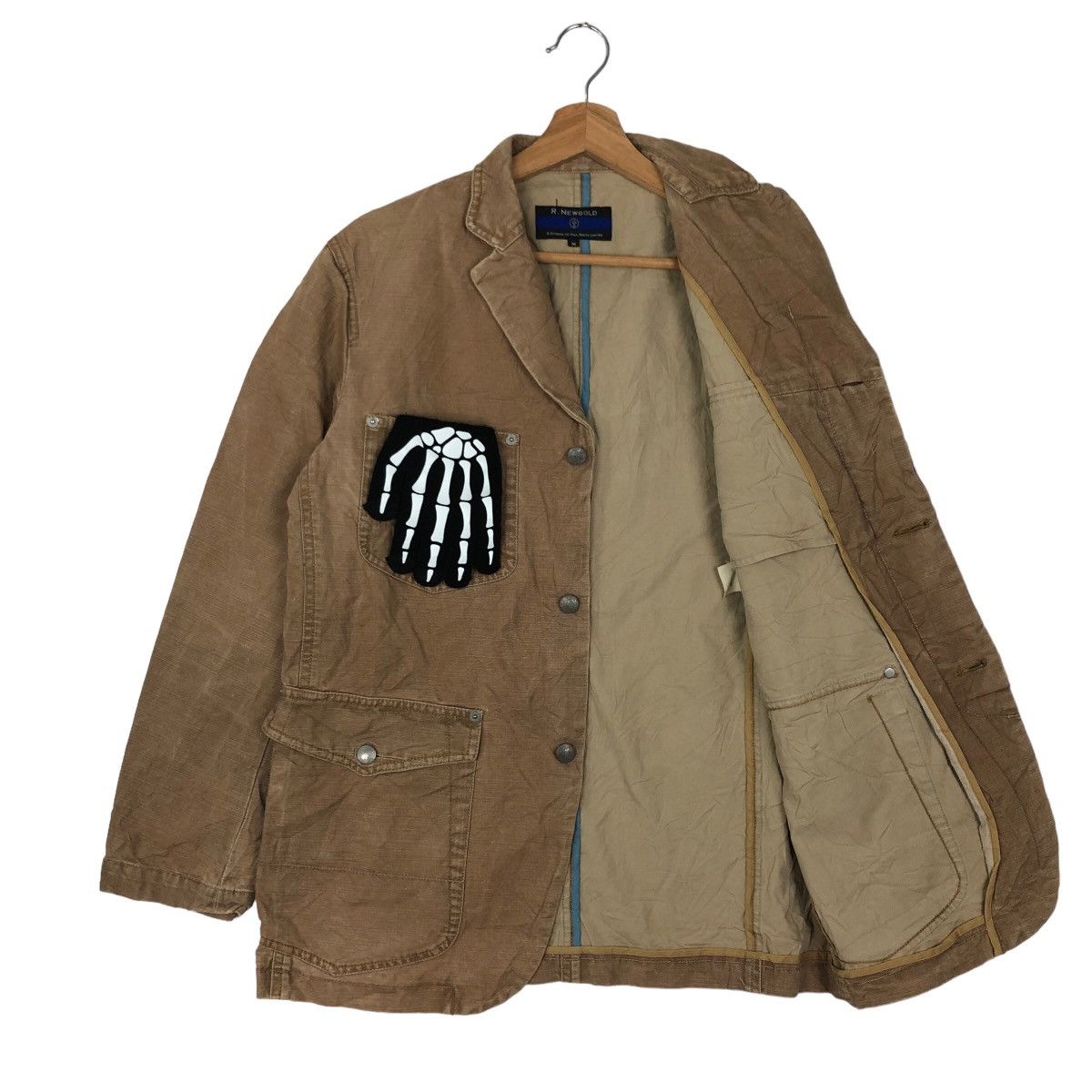 R.Newbold 🔥90’s RARE CHORE JACKET R.NEWBOLD JAPAN TOYO ENTERPRISE Size US M / EU 48-50 / 2 - 8 Thumbnail