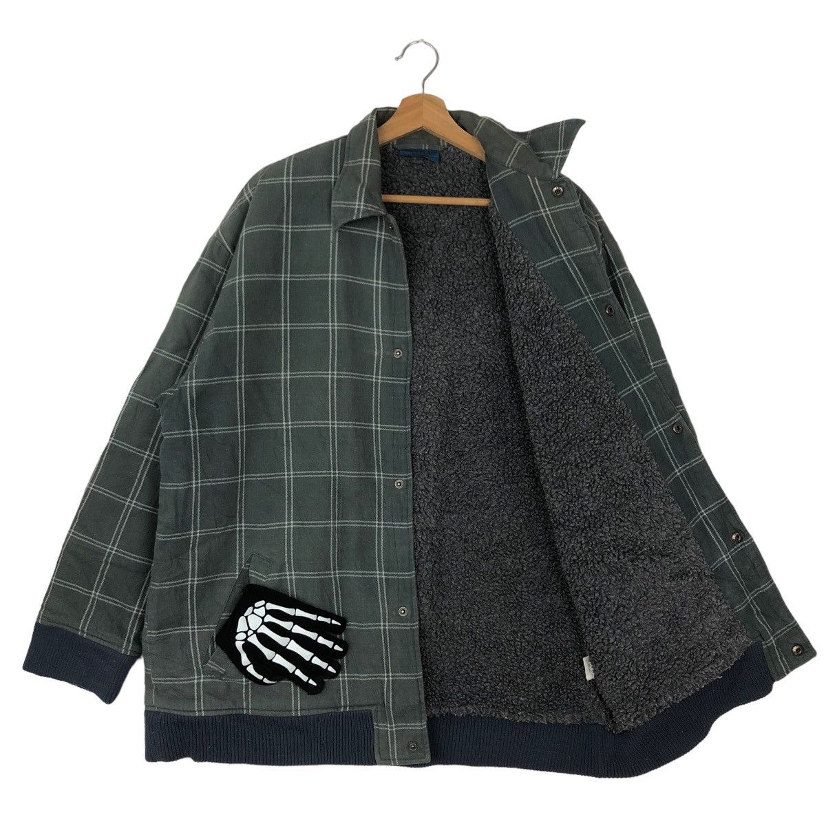 Japanese Brand 🔥90s VINTAGE BOMBER JACKET NAVY FLAG MILITARY TARTAN DESIGN Size US L / EU 52-54 / 3 - 8 Thumbnail