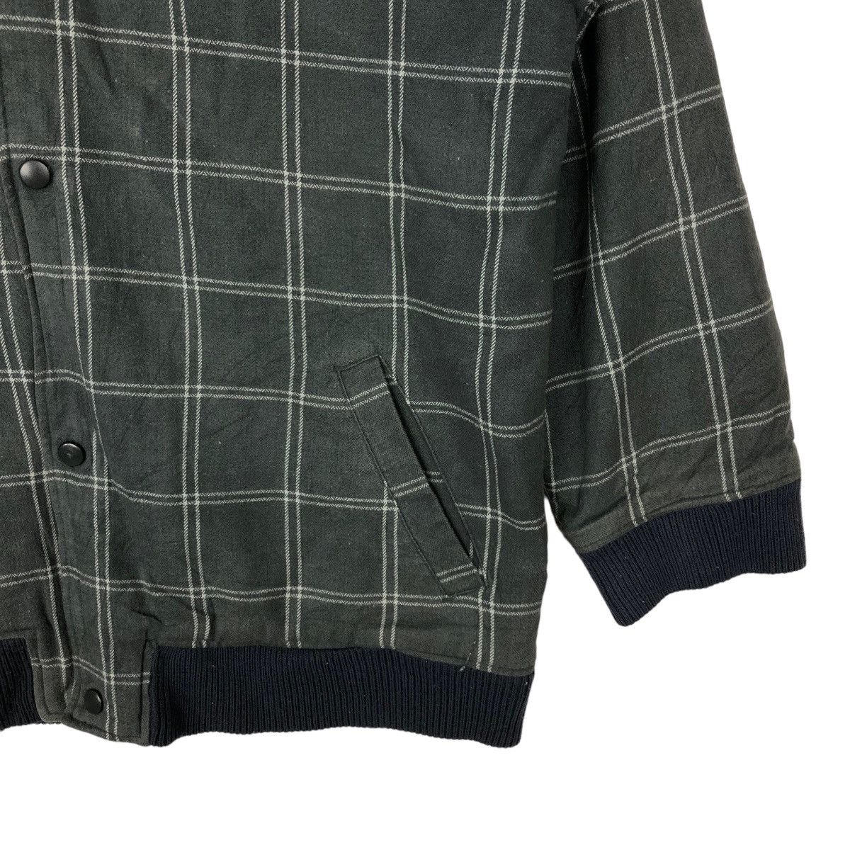 Japanese Brand 🔥90s VINTAGE BOMBER JACKET NAVY FLAG MILITARY TARTAN DESIGN Size US L / EU 52-54 / 3 - 4 Thumbnail