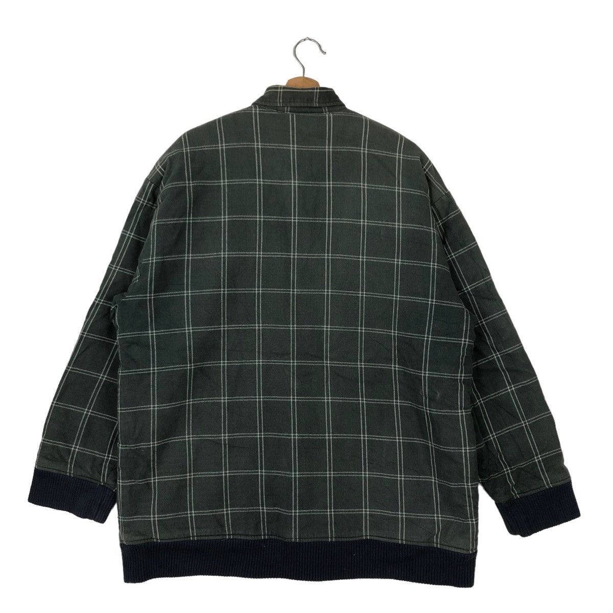 Japanese Brand 🔥90s VINTAGE BOMBER JACKET NAVY FLAG MILITARY TARTAN DESIGN Size US L / EU 52-54 / 3 - 7 Thumbnail