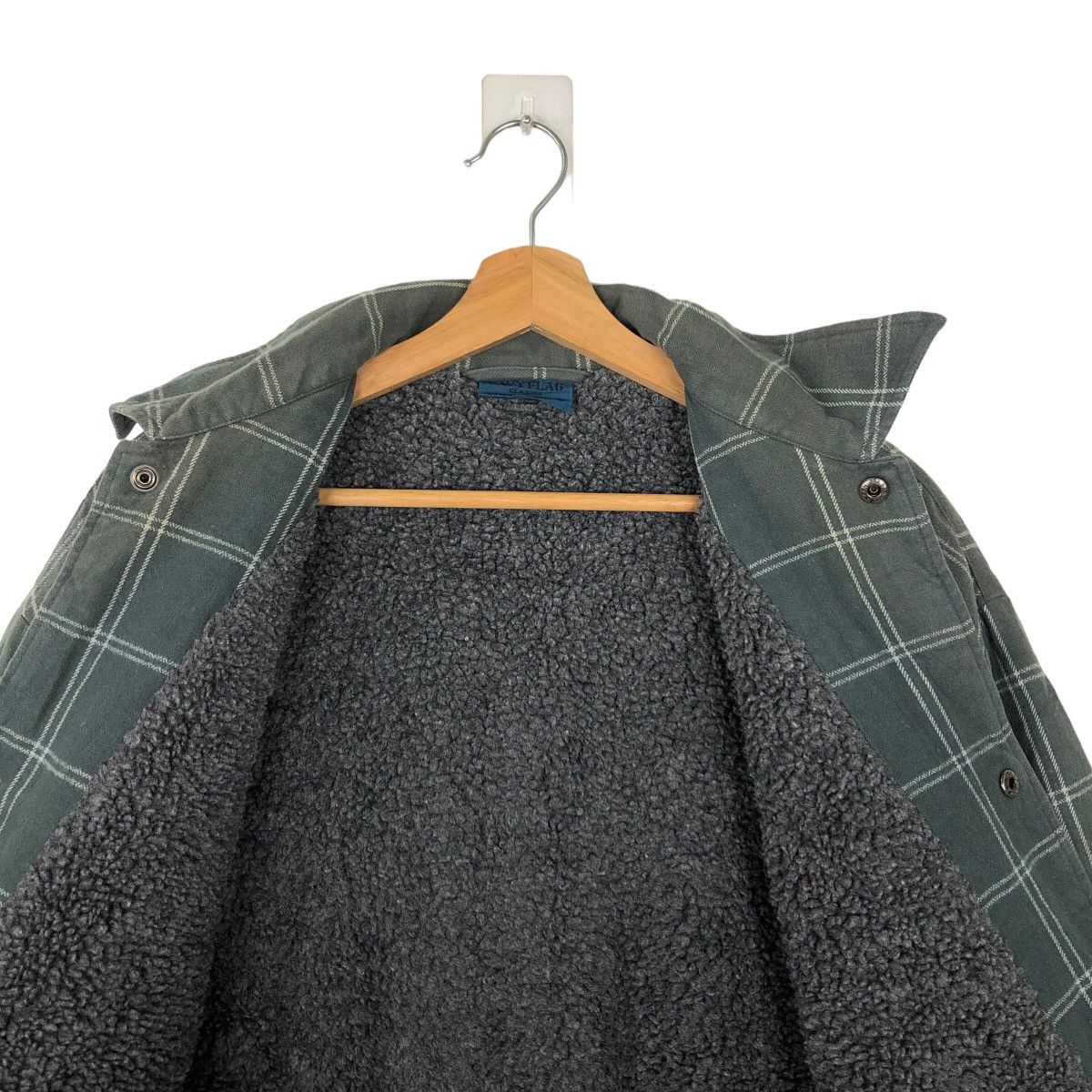 Japanese Brand 🔥90s VINTAGE BOMBER JACKET NAVY FLAG MILITARY TARTAN DESIGN Size US L / EU 52-54 / 3 - 10 Thumbnail