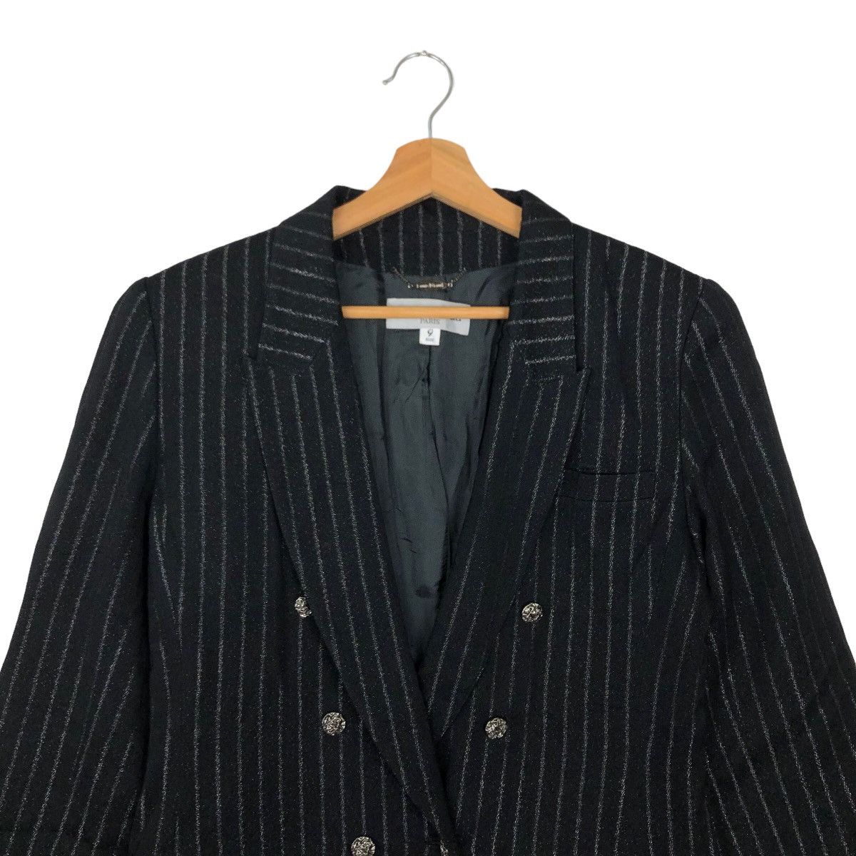 Japanese Brand 🔥RARE PIN STRIPED CHORE JACKET LOUIS FERAUD PARIS Size US M / EU 48-50 / 2 - 2 Thumbnail