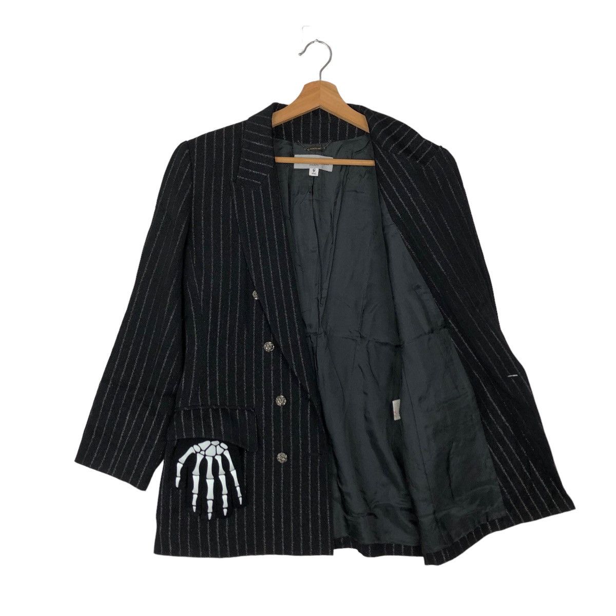 Japanese Brand 🔥RARE PIN STRIPED CHORE JACKET LOUIS FERAUD PARIS Size US M / EU 48-50 / 2 - 8 Thumbnail