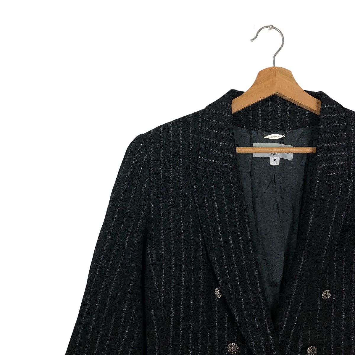 Japanese Brand 🔥RARE PIN STRIPED CHORE JACKET LOUIS FERAUD PARIS Size US M / EU 48-50 / 2 - 6 Thumbnail