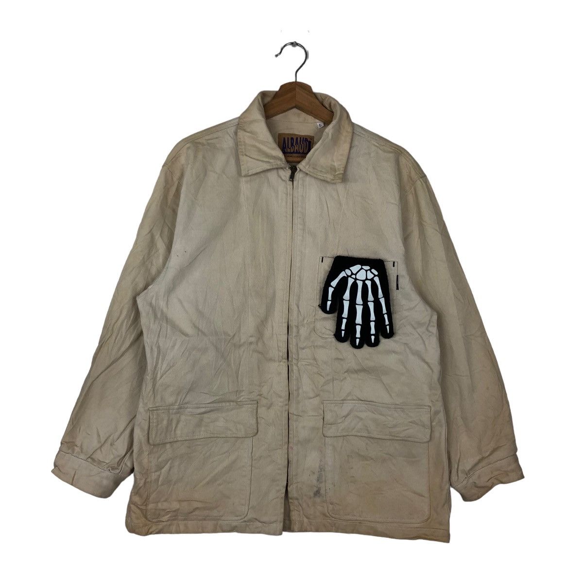 Japanese Brand 🔥90s VINTGE CHORE JACKET ALBOUD FRANCE INSPIRE ISSEY MIYAKE Size US L / EU 52-54 / 3 - 1 Thumbnail