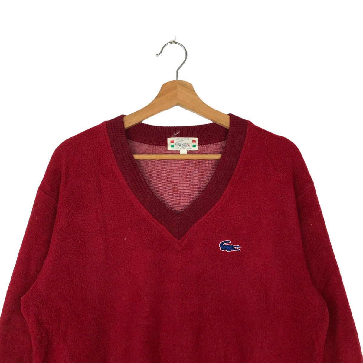 Japanese Brand 🔥90’s VINTAGE CARDIGAN BOMBER JACKET LACOSTE JAPAN Size US M / EU 48-50 / 2 - 2 Thumbnail