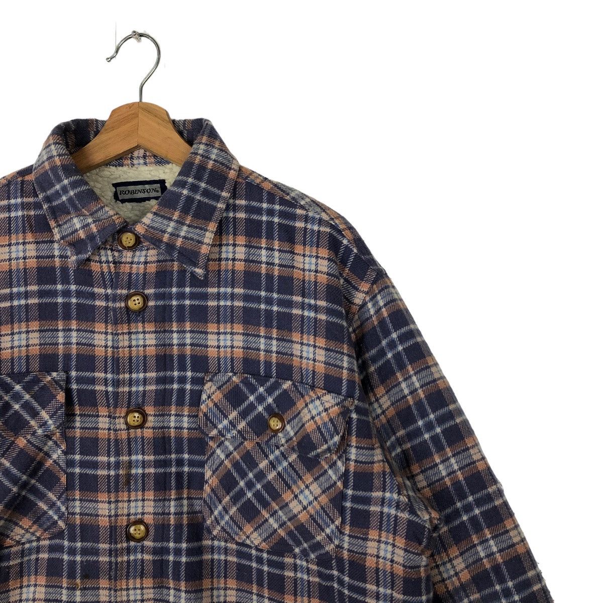 Flannel 🔥90’s VINTAGE FLANNEL JACKET TARTAN DESIGN ROBINSON JAPAN Size US M / EU 48-50 / 2 - 5 Thumbnail