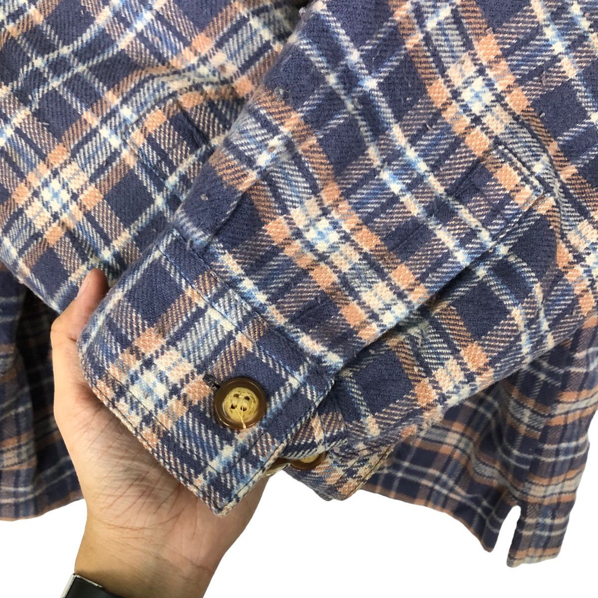 Flannel 🔥90’s VINTAGE FLANNEL JACKET TARTAN DESIGN ROBINSON JAPAN Size US M / EU 48-50 / 2 - 11 Thumbnail