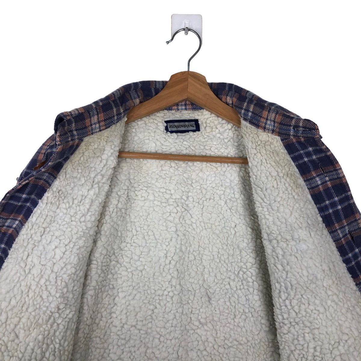 Flannel 🔥90’s VINTAGE FLANNEL JACKET TARTAN DESIGN ROBINSON JAPAN Size US M / EU 48-50 / 2 - 10 Thumbnail
