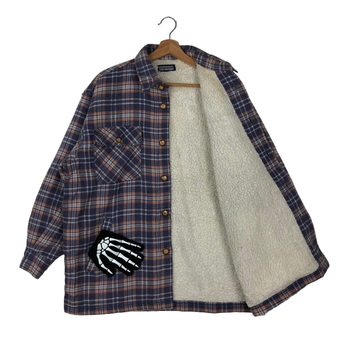 Flannel 🔥90’s VINTAGE FLANNEL JACKET TARTAN DESIGN ROBINSON JAPAN Size US M / EU 48-50 / 2 - 8 Thumbnail