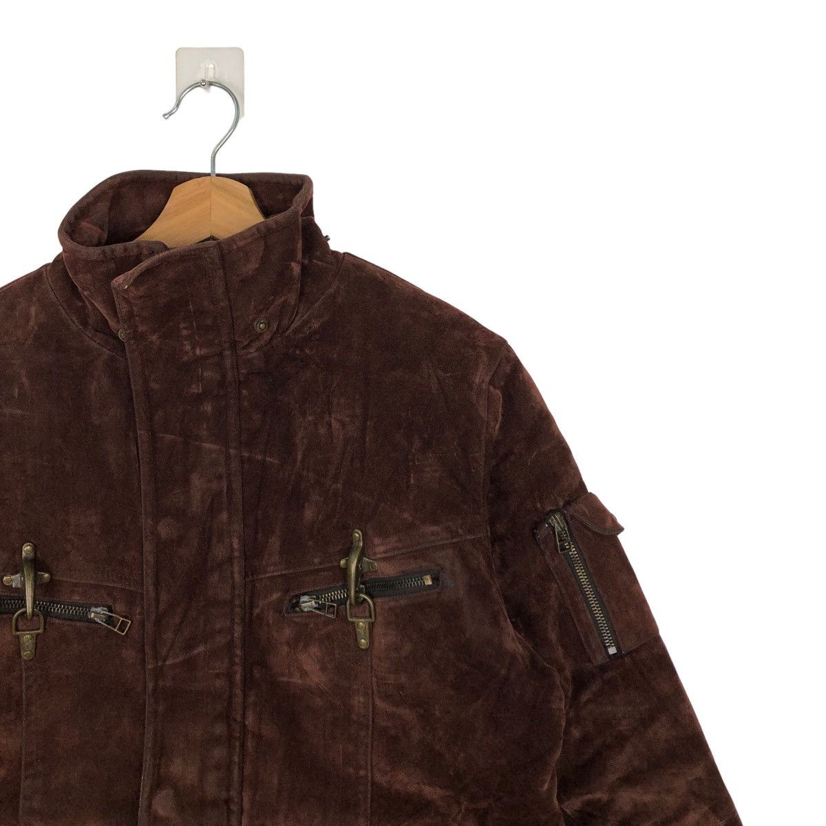 Japanese Brand 🔥VINTAGE VELVET JACKET EVOLUTION PUNK DESIGN ISSEY MIYAKE Size US M / EU 48-50 / 2 - 5 Thumbnail