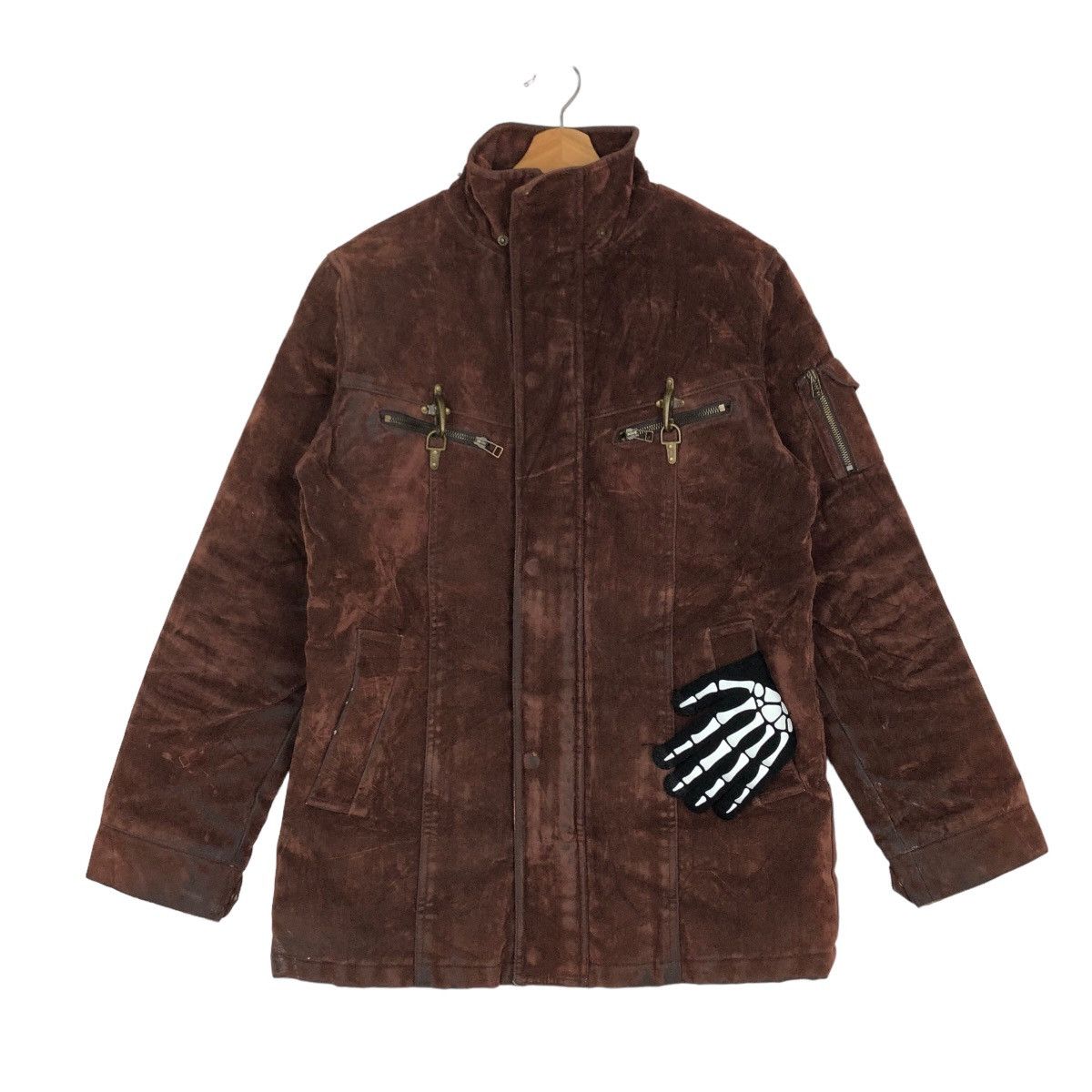 Japanese Brand 🔥VINTAGE VELVET JACKET EVOLUTION PUNK DESIGN ISSEY MIYAKE Size US M / EU 48-50 / 2 - 1 Thumbnail
