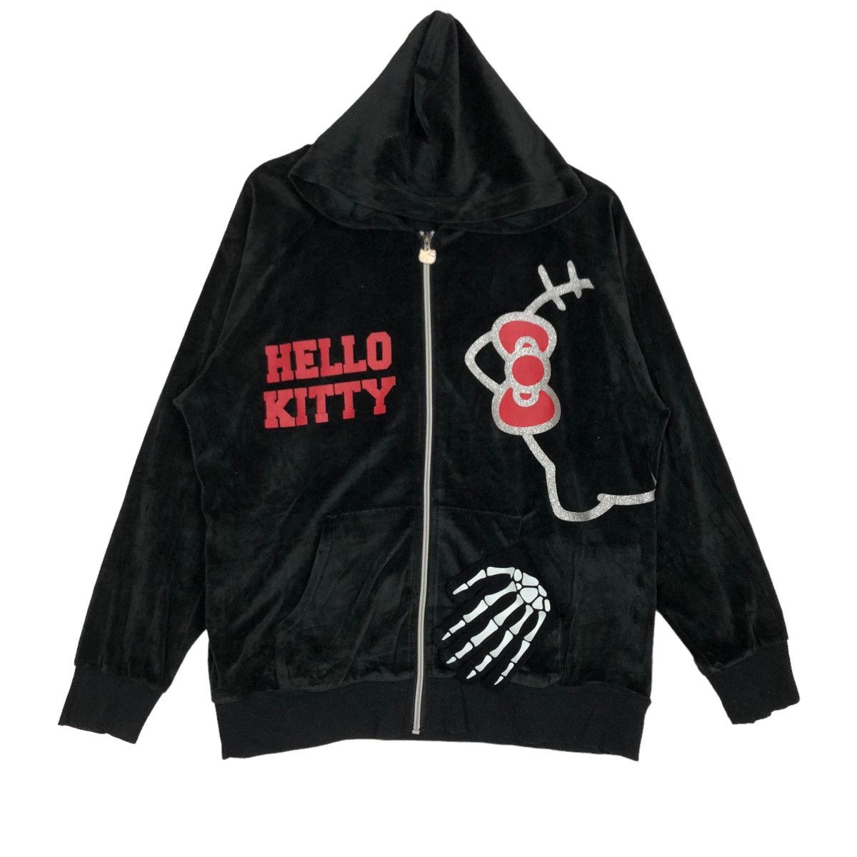 Japanese Brand 🔥90’s VINTAGE HELLO KITTY HOODIE CARTOON BIG LOGO Size US L / EU 52-54 / 3 - 1 Thumbnail