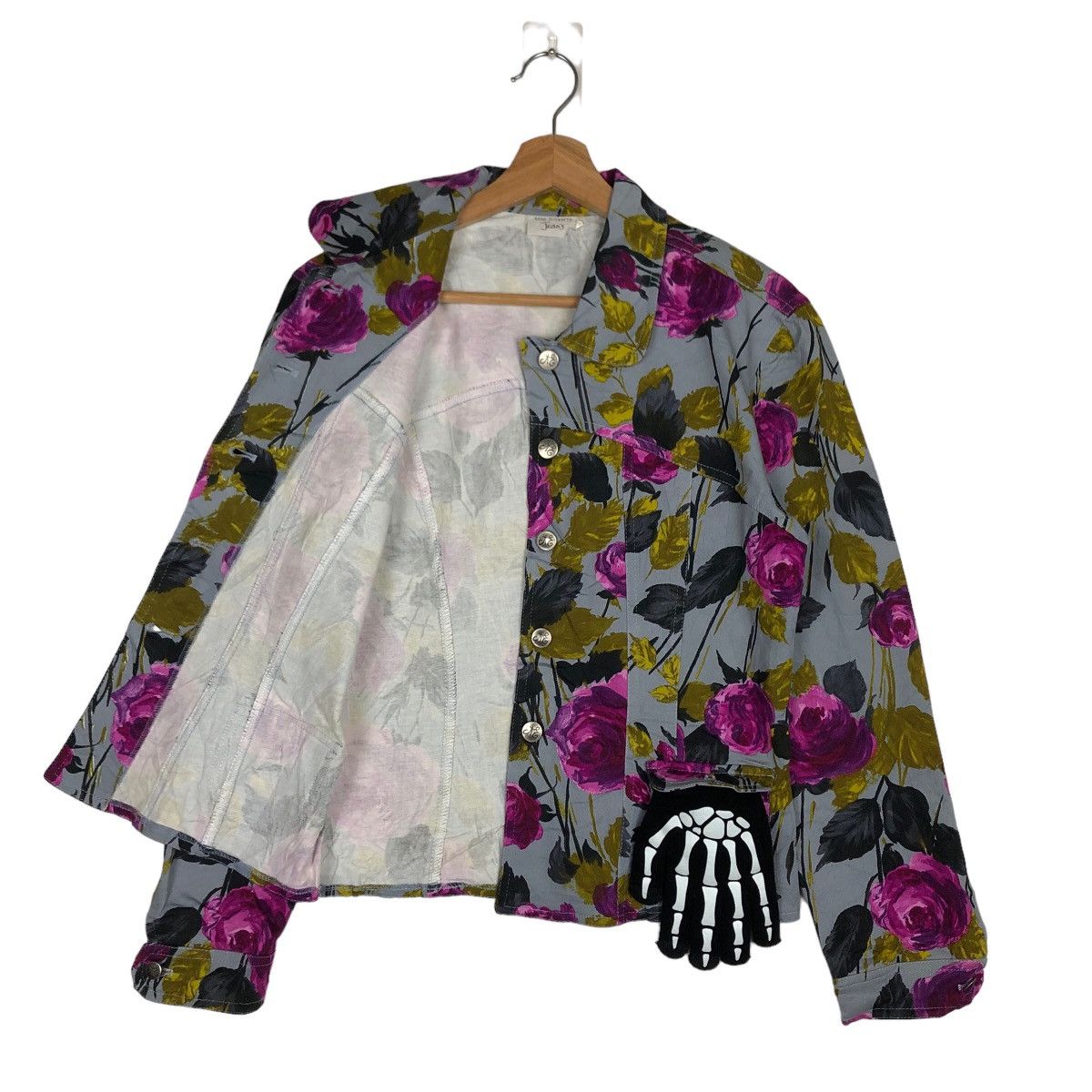 Japanese Brand 🔥FLORAL FLOWER FULL PRINT JACKET ANNE ELISABETH JEAN’S Size US M / EU 48-50 / 2 - 8 Thumbnail