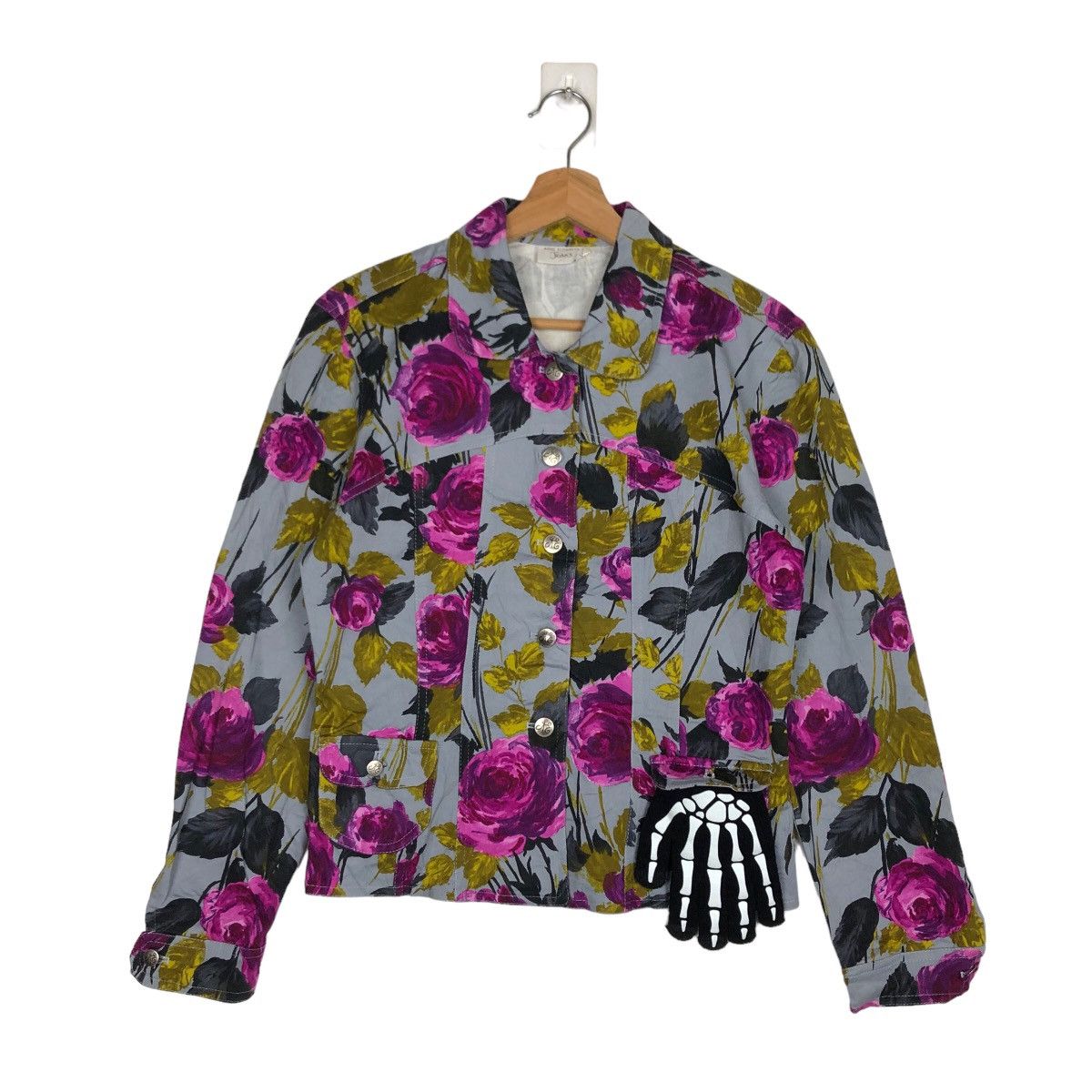Japanese Brand 🔥FLORAL FLOWER FULL PRINT JACKET ANNE ELISABETH JEAN’S Size US M / EU 48-50 / 2 - 1 Thumbnail