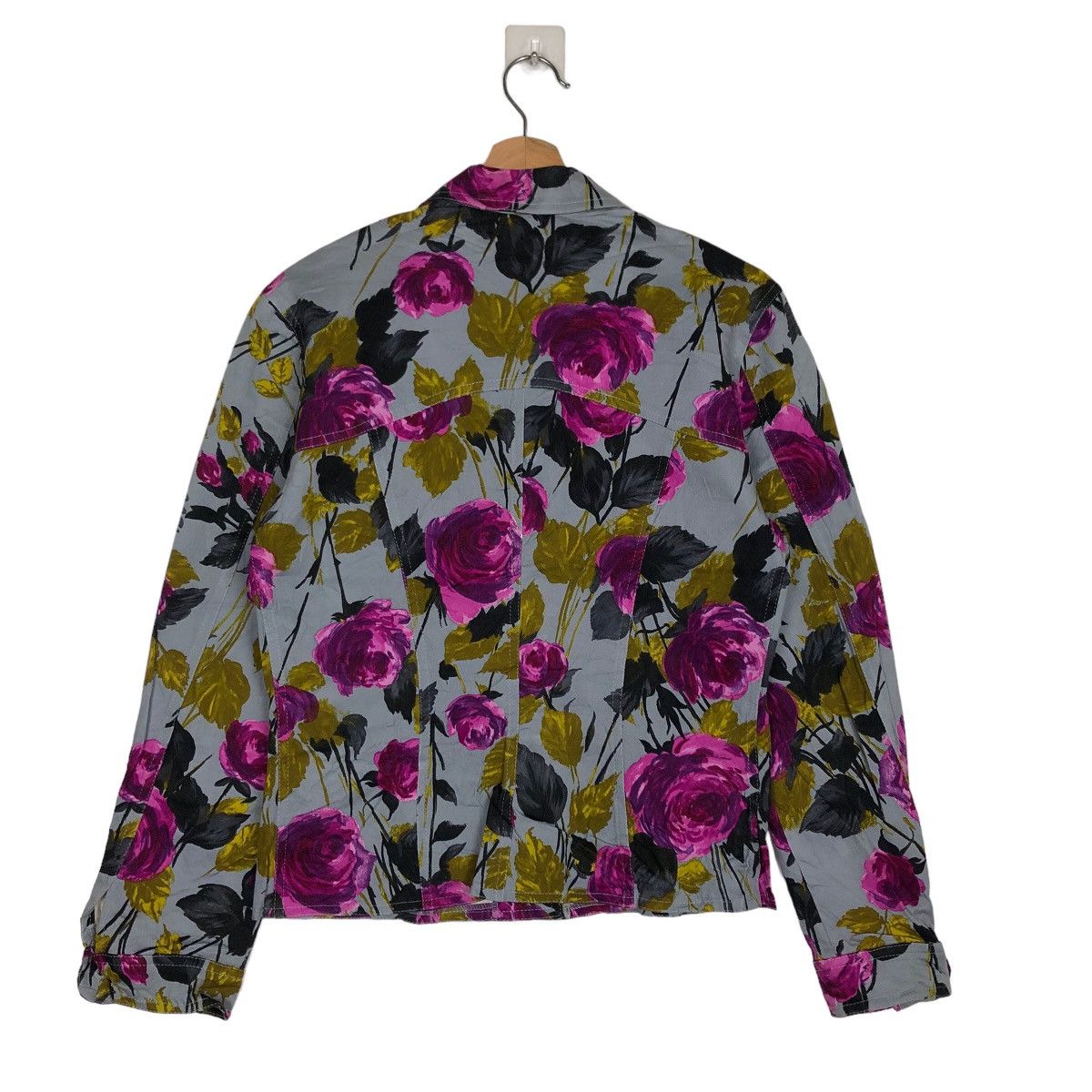 Japanese Brand 🔥FLORAL FLOWER FULL PRINT JACKET ANNE ELISABETH JEAN’S Size US M / EU 48-50 / 2 - 7 Thumbnail