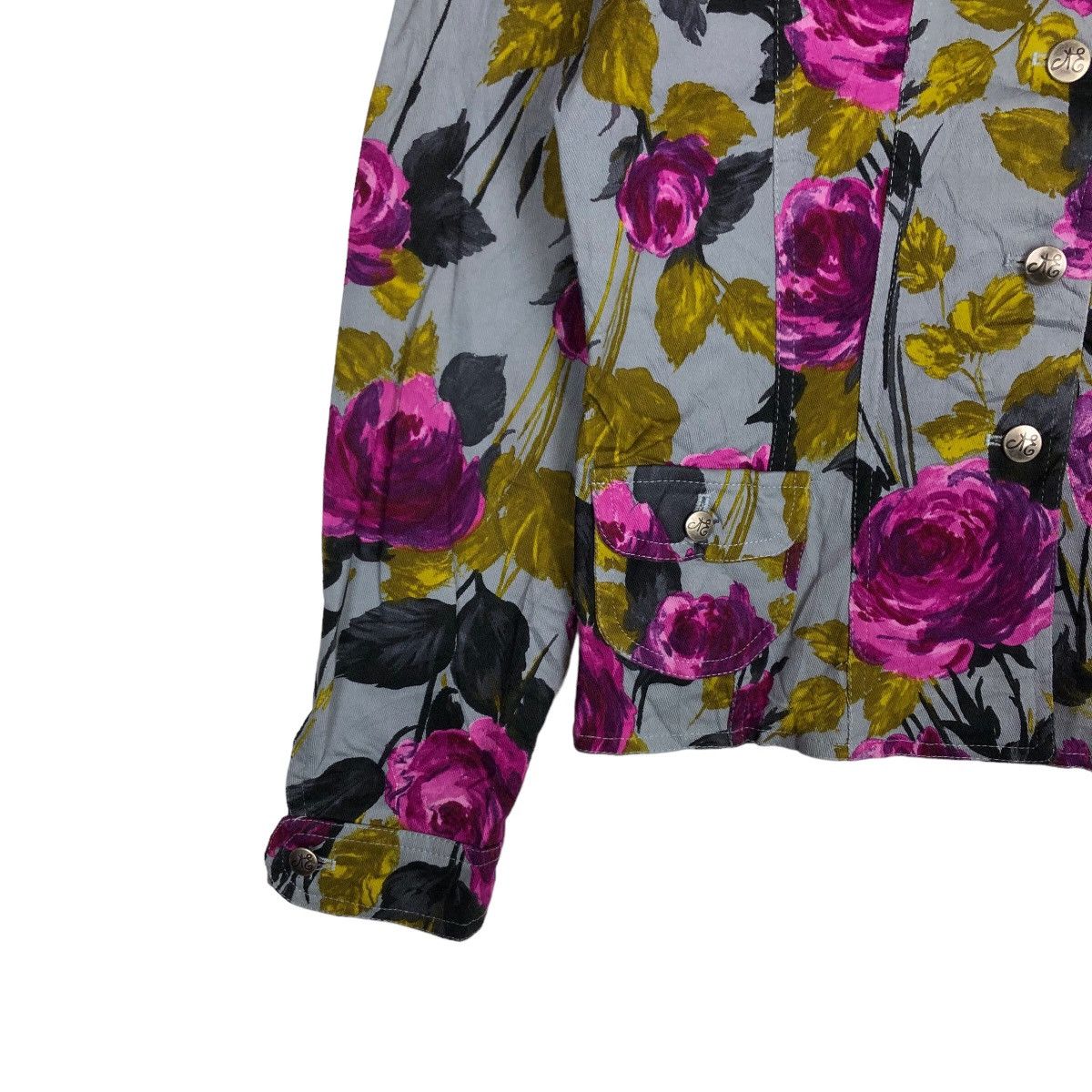 Japanese Brand 🔥FLORAL FLOWER FULL PRINT JACKET ANNE ELISABETH JEAN’S Size US M / EU 48-50 / 2 - 3 Thumbnail