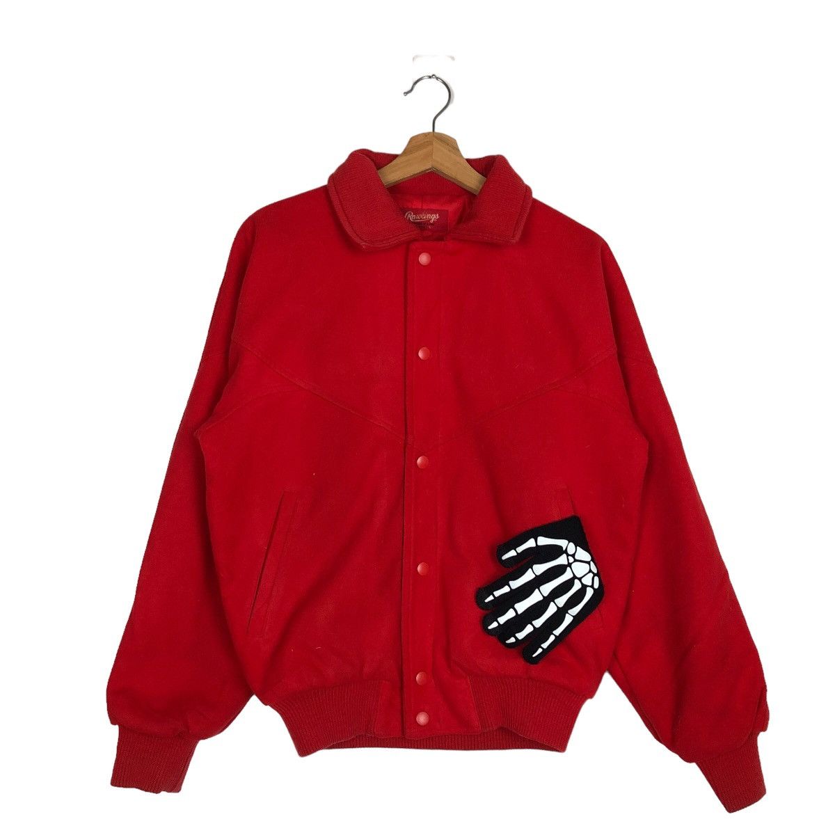 Japanese Brand 🔥90’s RIOT RIOT BOMBER JACKET RAWLINGS ISSEY MIYAKE JAPAN Size US L / EU 52-54 / 3 - 1 Thumbnail