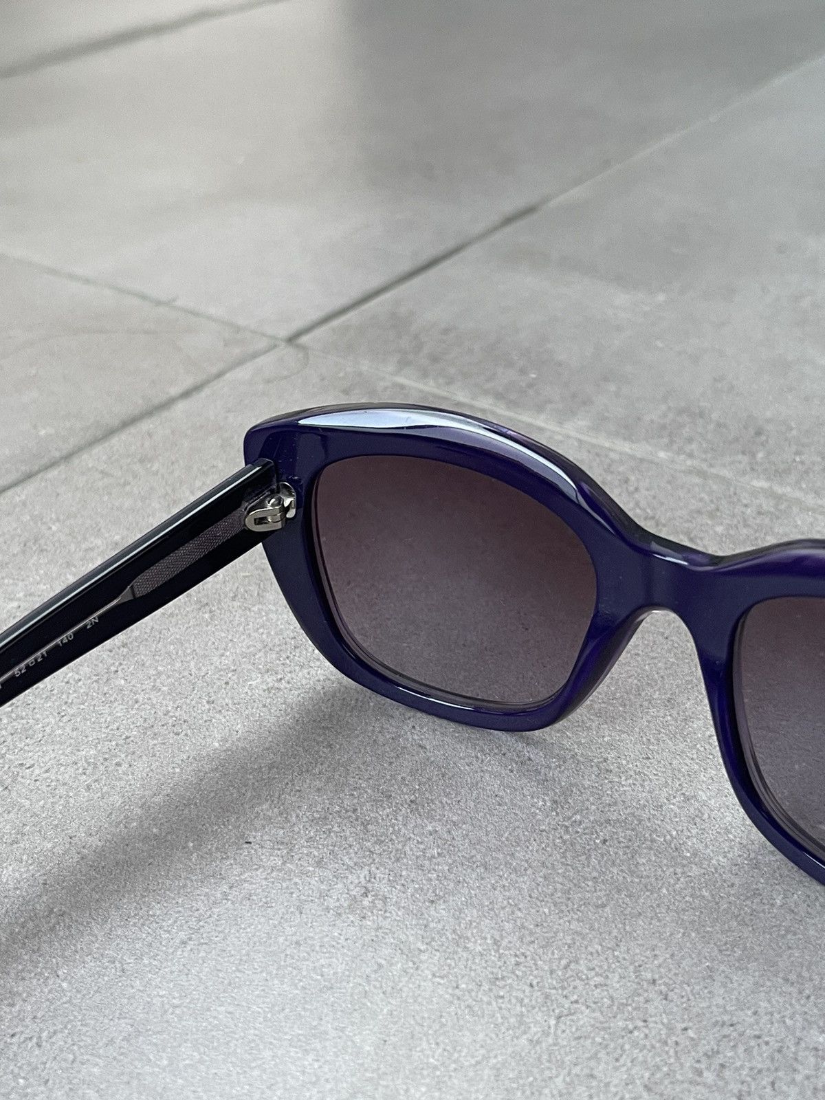 Emporio Armani Emporio Armani EA4031 5221/8H Dark Violet Sunglasses Size ONE SIZE - 8 Thumbnail