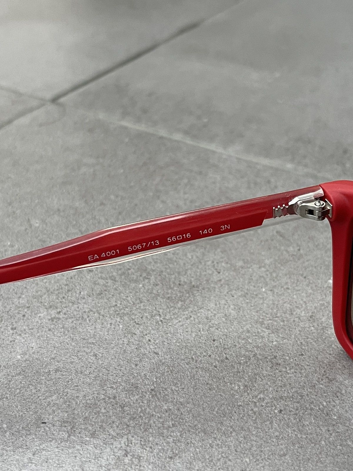Armani × Emporio Armani × Giorgio Armani Emporio Armani EA4001 5067/13 Red Sunglasses Size ONE SIZE - 10 Thumbnail