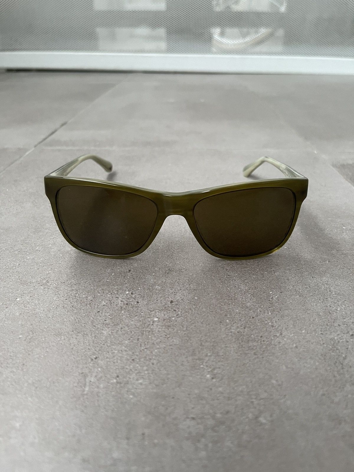 Emporio Armani Emporio Armani EA4002 5057/73 Swamp Green Sunglasses Size ONE SIZE - 3 Thumbnail