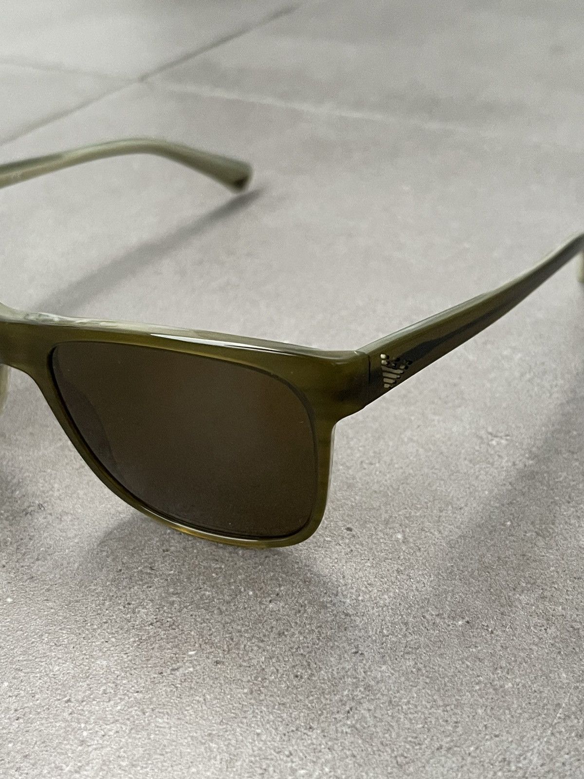 Emporio Armani Emporio Armani EA4002 5057/73 Swamp Green Sunglasses Size ONE SIZE - 1 Thumbnail