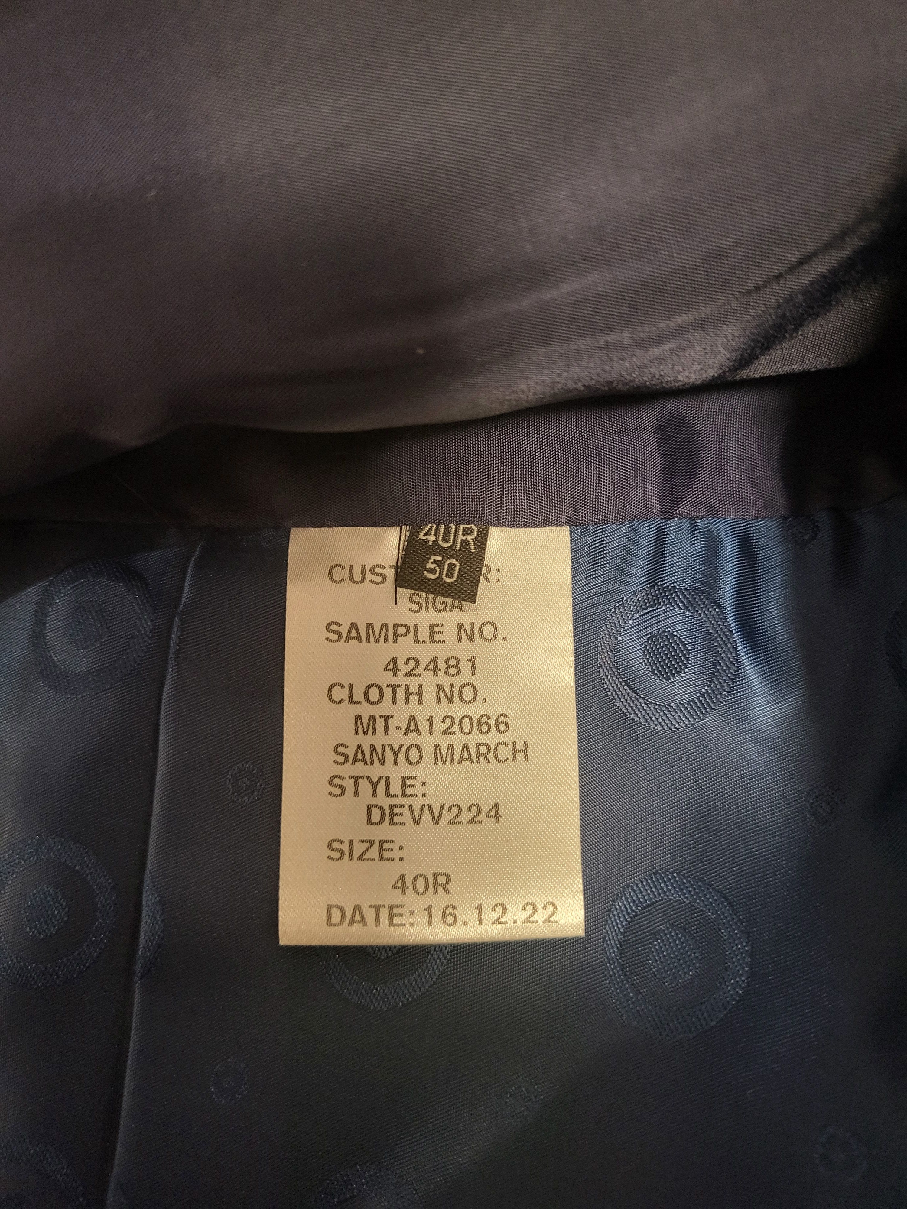 Lambretta Double Breasted Vest with Plaid Pattern Size 40R - 7 Thumbnail