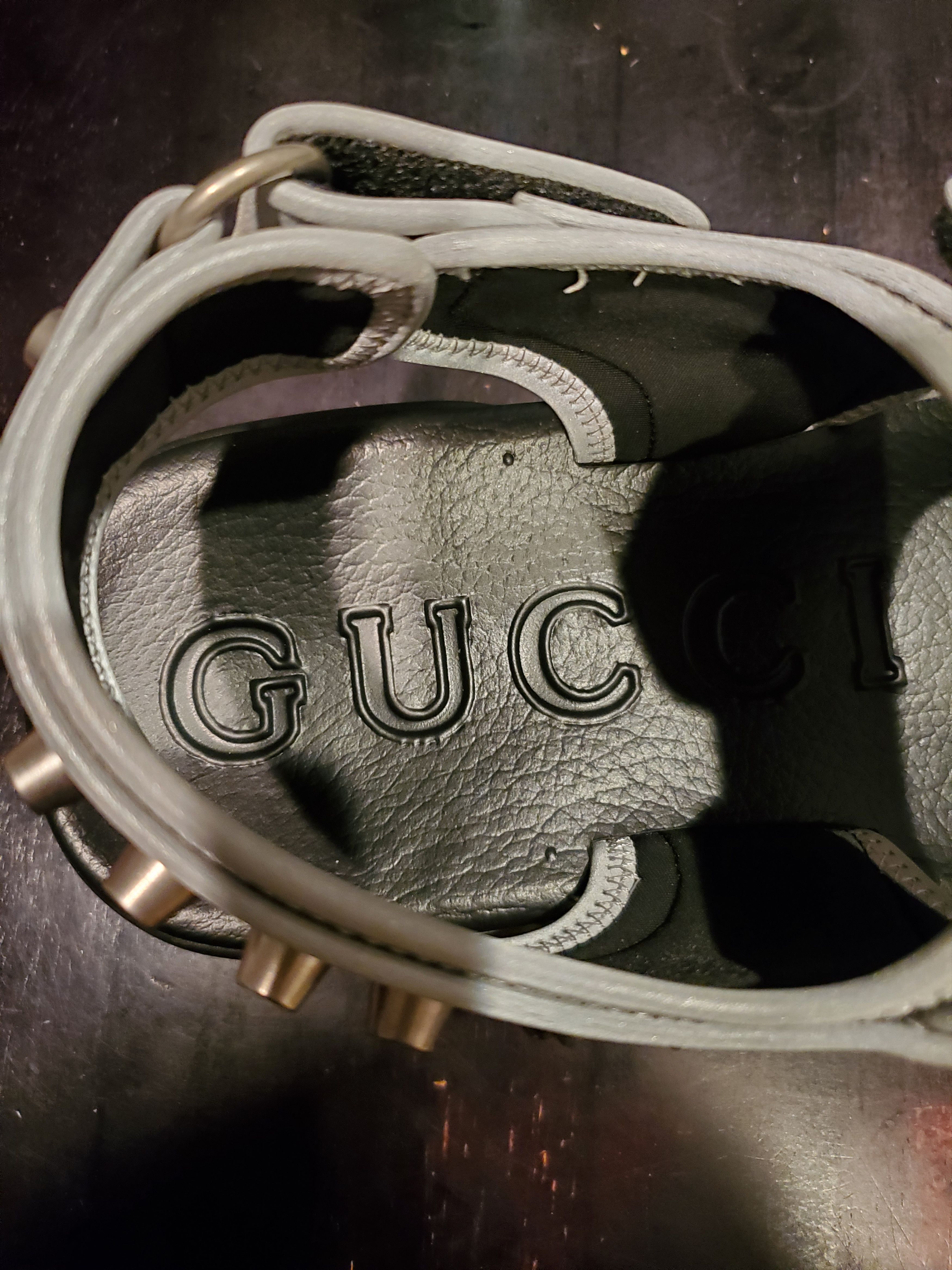 Gucci Stud-Embellished Leather Sandals Size US 8 / EU 41 - 4 Thumbnail