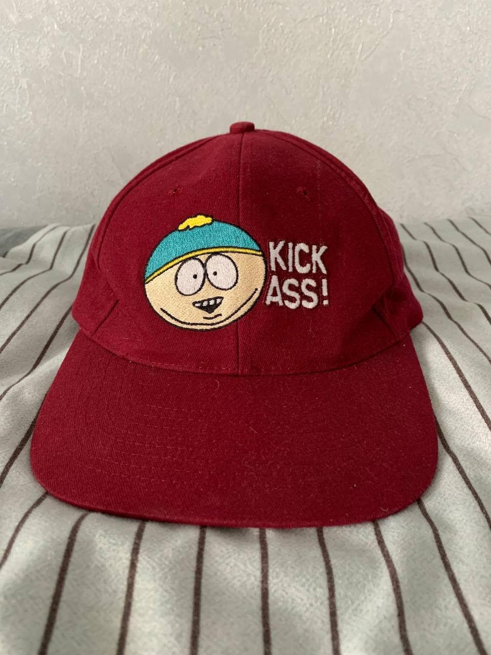 Vision Streetwear Vintage 1998 South Park Kick ass Y2K hat cap Size ONE SIZE - 1 Thumbnail