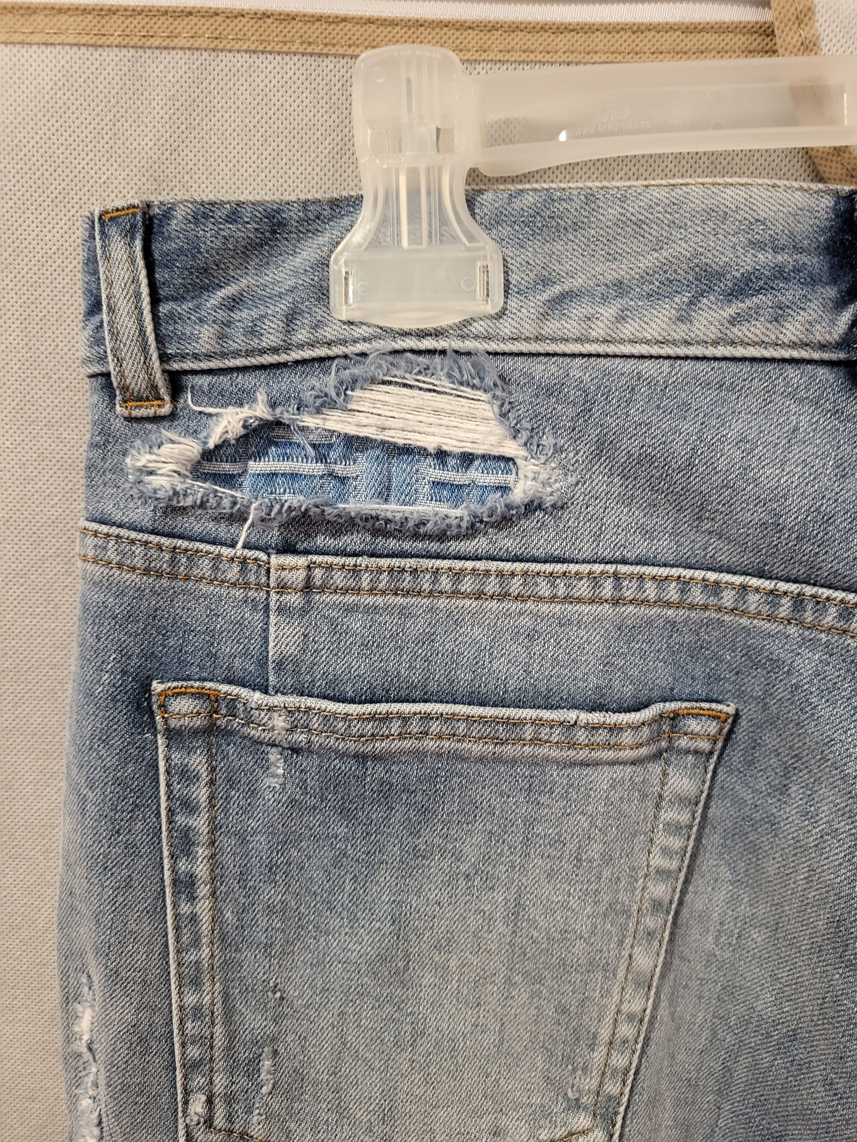 Balmain Slim Fit Ripped Jeans with Monogram Pattern Size US 34 / EU 50 - 7 Thumbnail