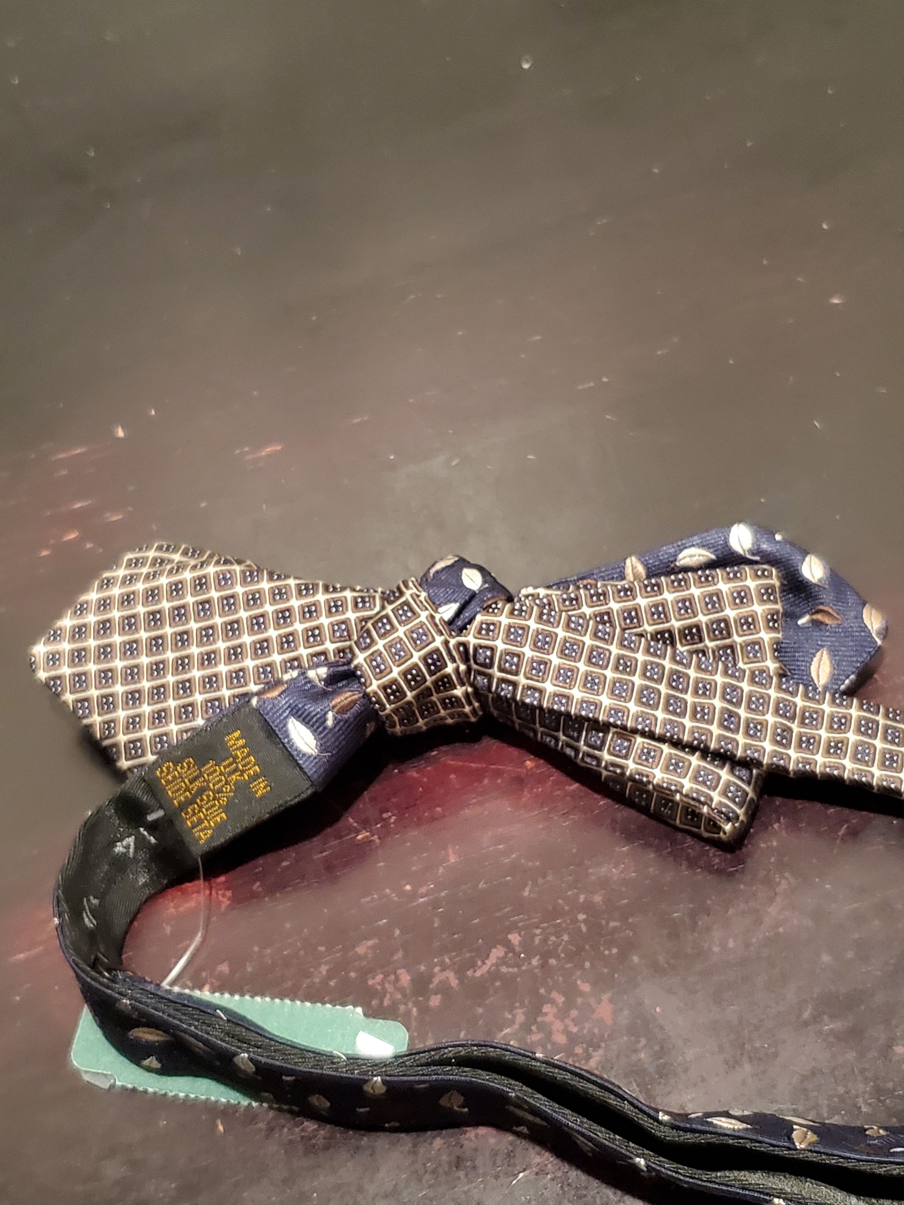 Other UK Designer Mixed Pattern Bow Tie Size ONE SIZE - 5 Thumbnail