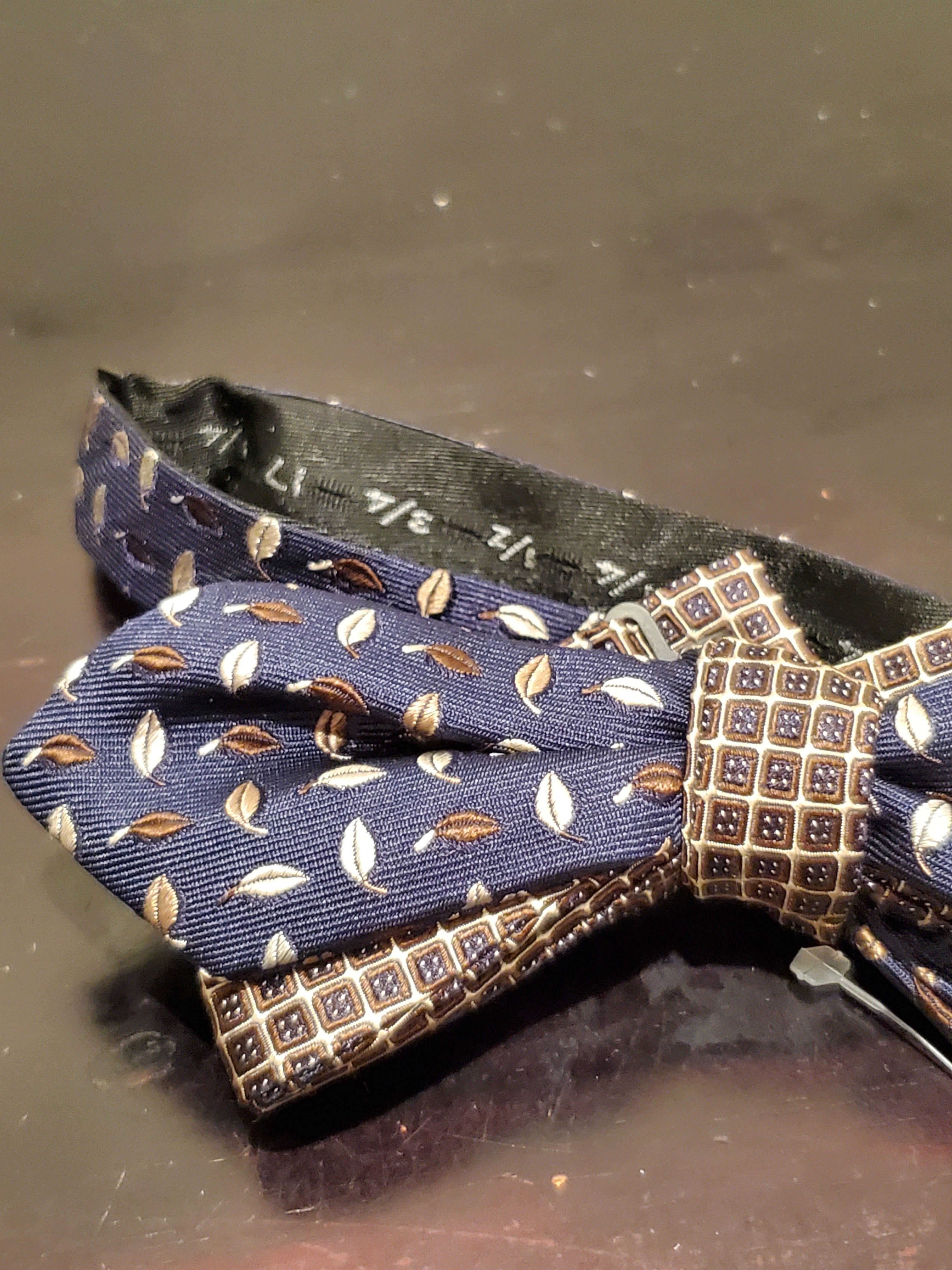 Other UK Designer Mixed Pattern Bow Tie Size ONE SIZE - 3 Thumbnail