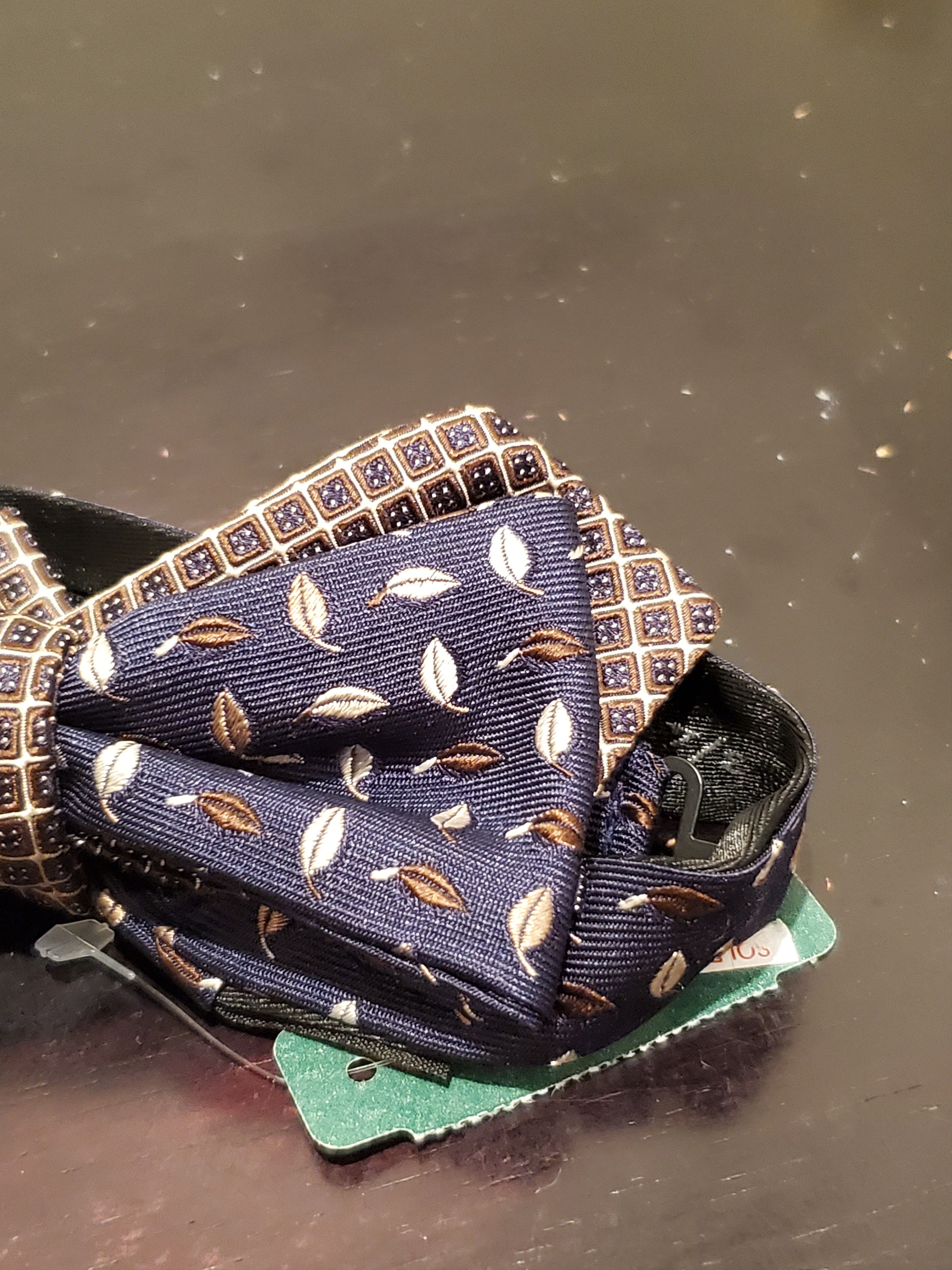 Other UK Designer Mixed Pattern Bow Tie Size ONE SIZE - 4 Thumbnail
