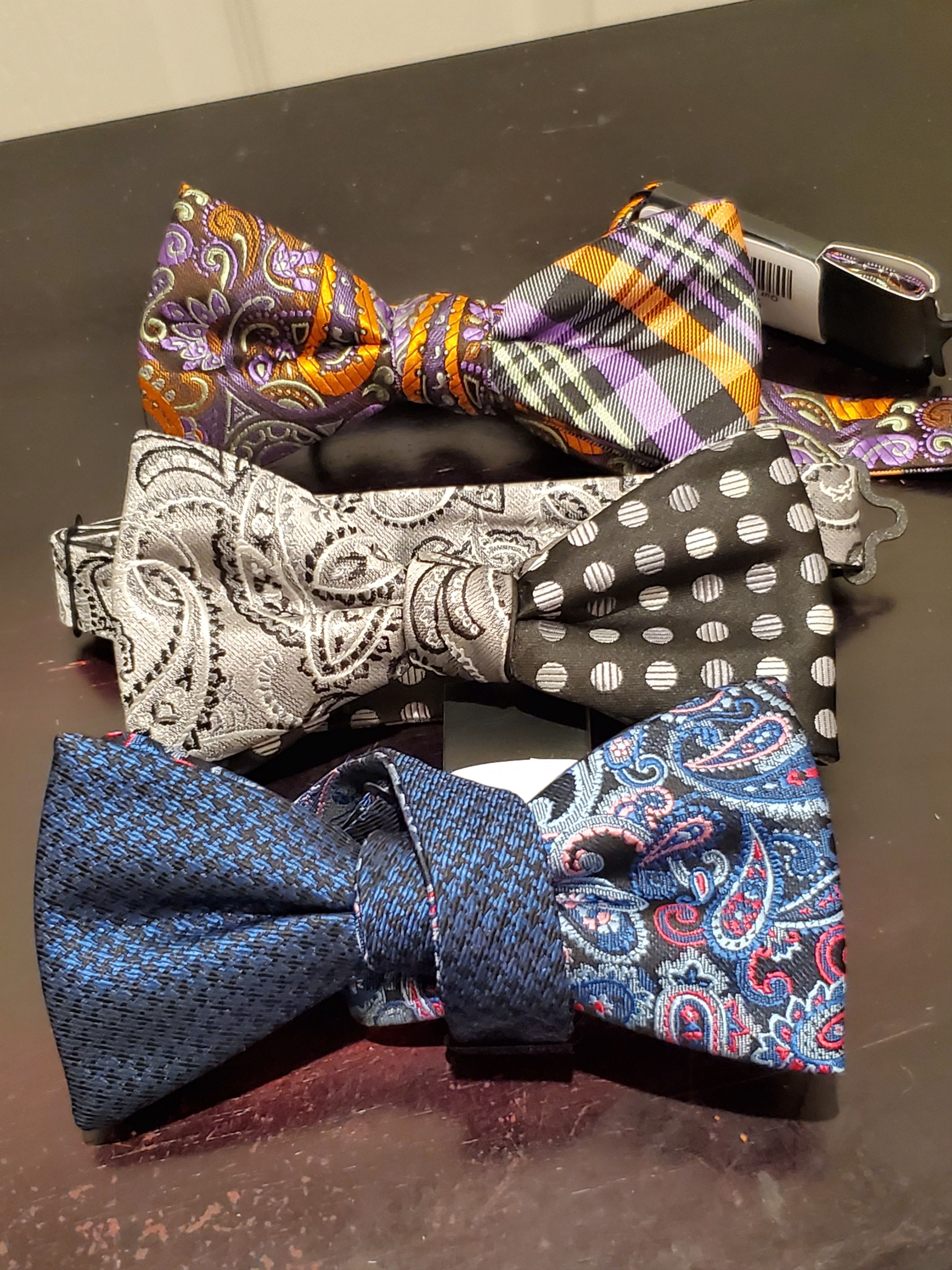 Other Mixed Pattern Bow Tie - 3 Styles Size ONE SIZE - 1 Thumbnail