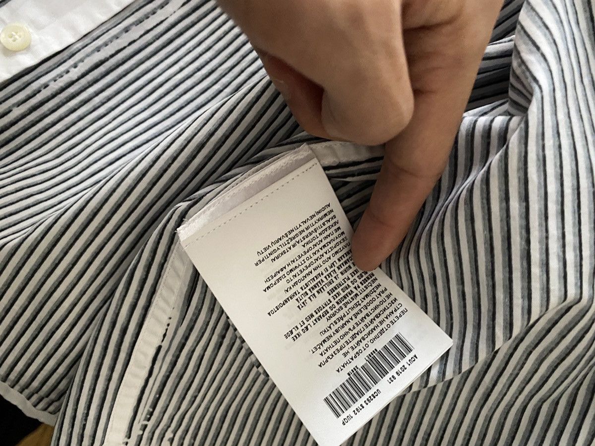 Prada Prada Runway Printed Stripe Shirt Size US L / EU 52-54 / 3 - 12 Thumbnail