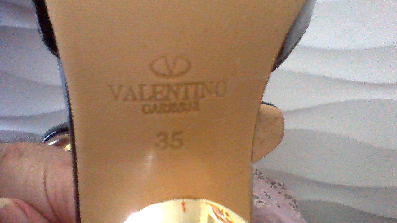 Valentino VALENTINO GARAVANI BLACK PATENT LEATHER SHOES MADE IN ITALY Size US 5 / IT 35 - 9 Thumbnail