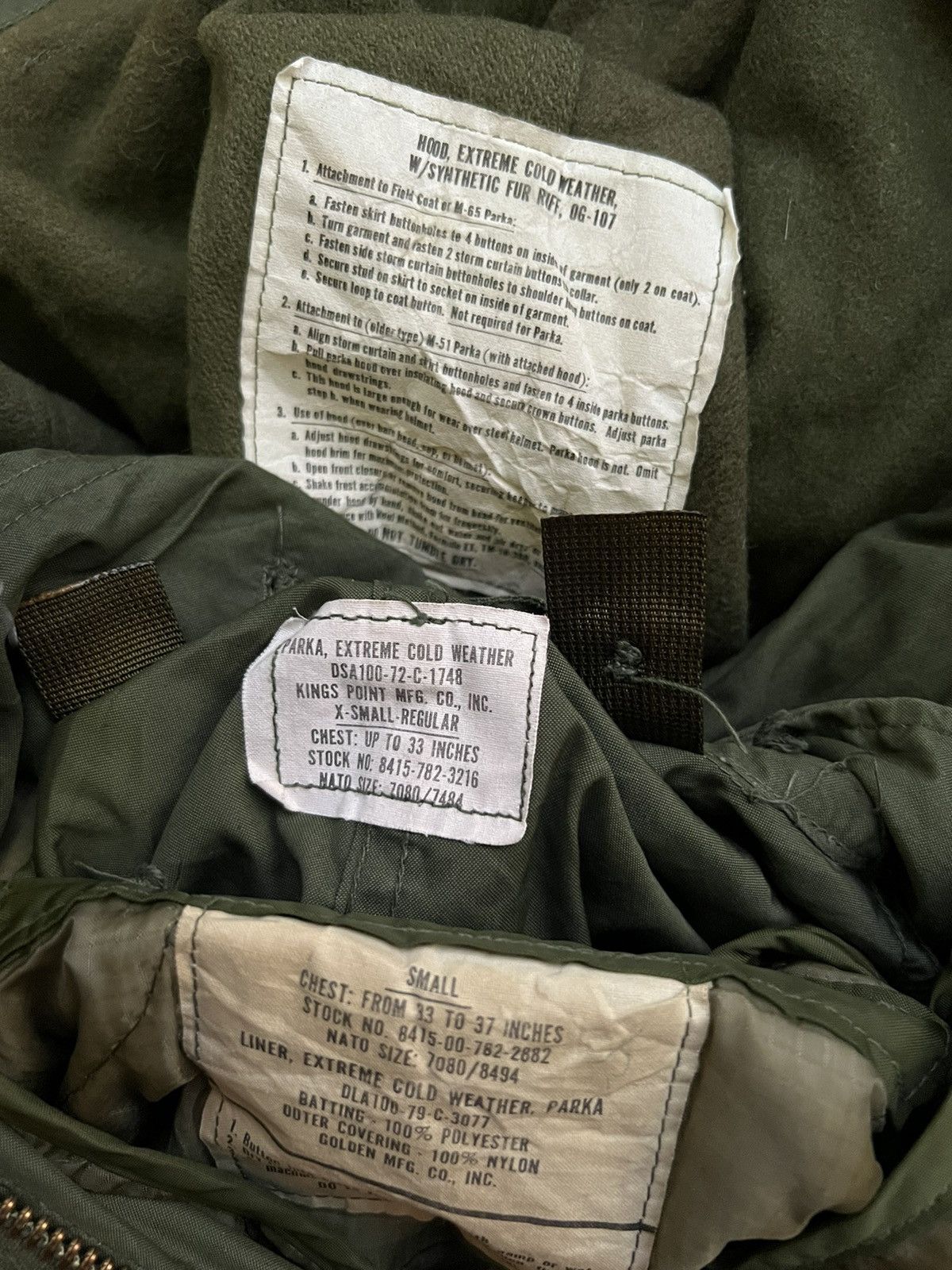 Other VERY RARE VINTAGE PARKA FISHTAIL M65 DEADSTOCK Size US XS / EU 42 / 0 - 3 Thumbnail