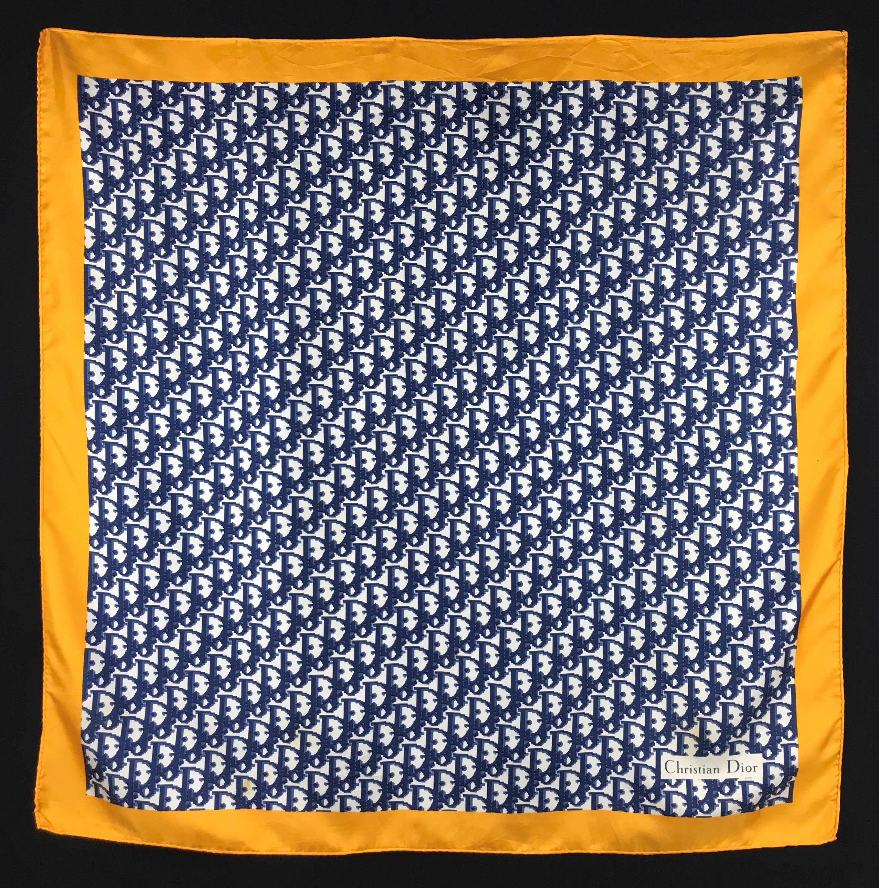 Christian Dior Monsieur × Designer × Vintage Vintage Christian Dior Monogram Silk scarf Size ONE SIZE - 1 Thumbnail